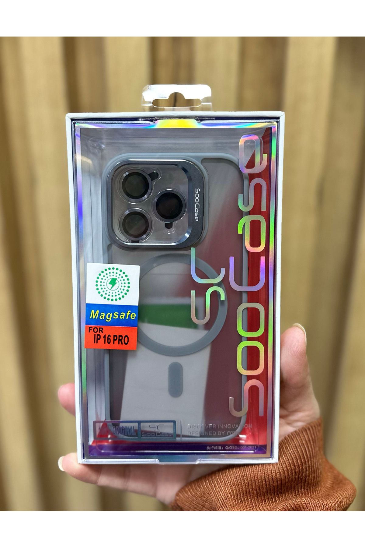 SC iPhone 16 Pro Arka Kılıf + Kamera Lens Koruyucu