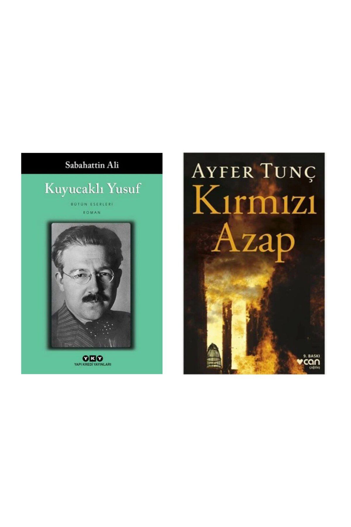 Yapı Kredi Yayınları Kuyucaklı Yusuf - Sabahattin Ali - Kırmızı Azap - Ayfer Tunç