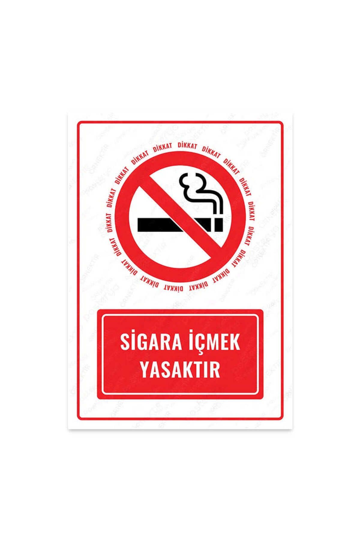 izmirdenet Ul1409-a4 - Sigara Içmek Yasaktır Uyarı Levhası (21,6×30,3CM)