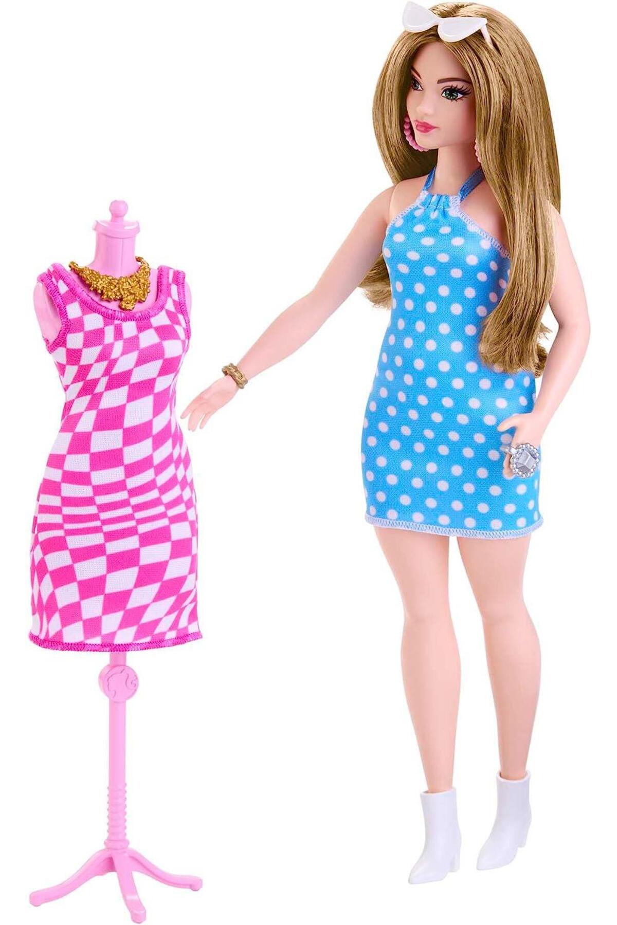 Barbie \'nin Kıyafet Ve Aksesuar Askısı Oyun Seti Hpl78 fotoğrafı 5 (önizleme)