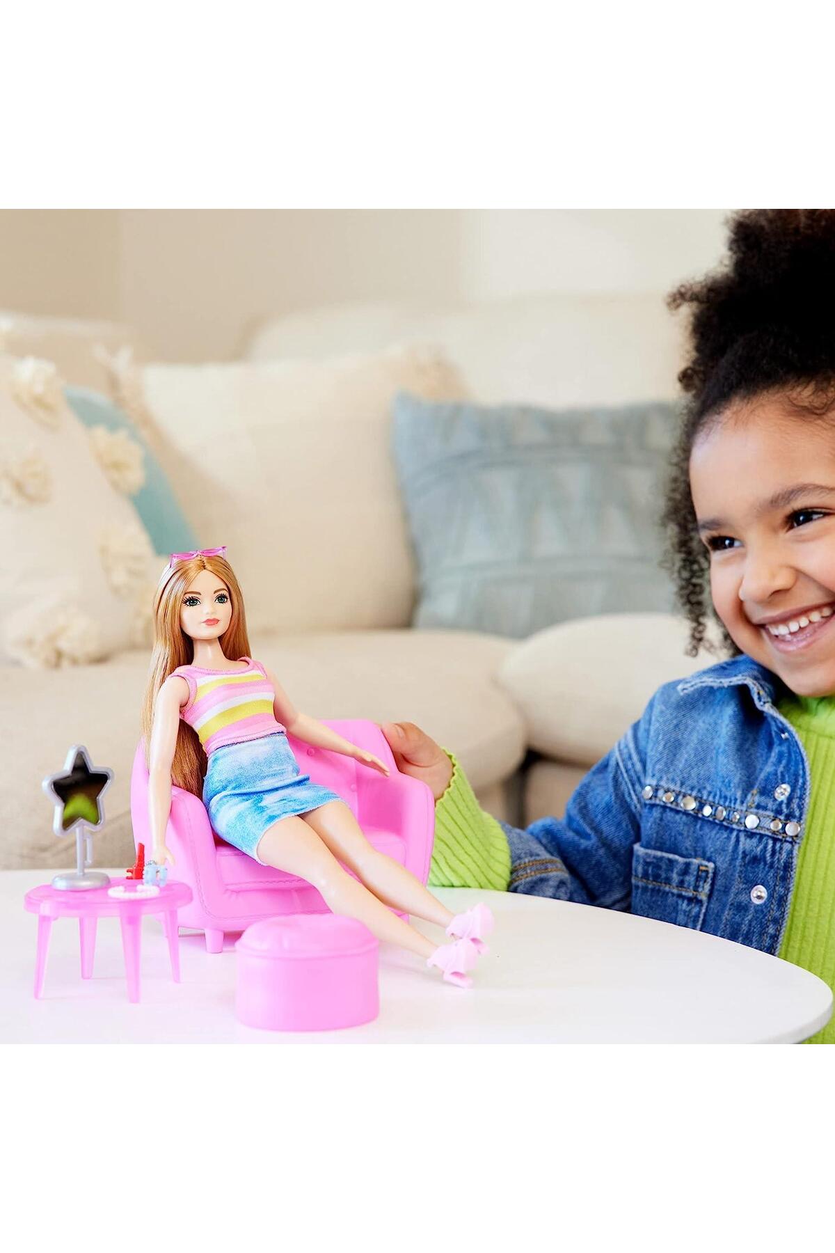 Barbie \'nin Kıyafet Ve Aksesuar Askısı Oyun Seti Hpl78 fotoğrafı 7 (önizleme)