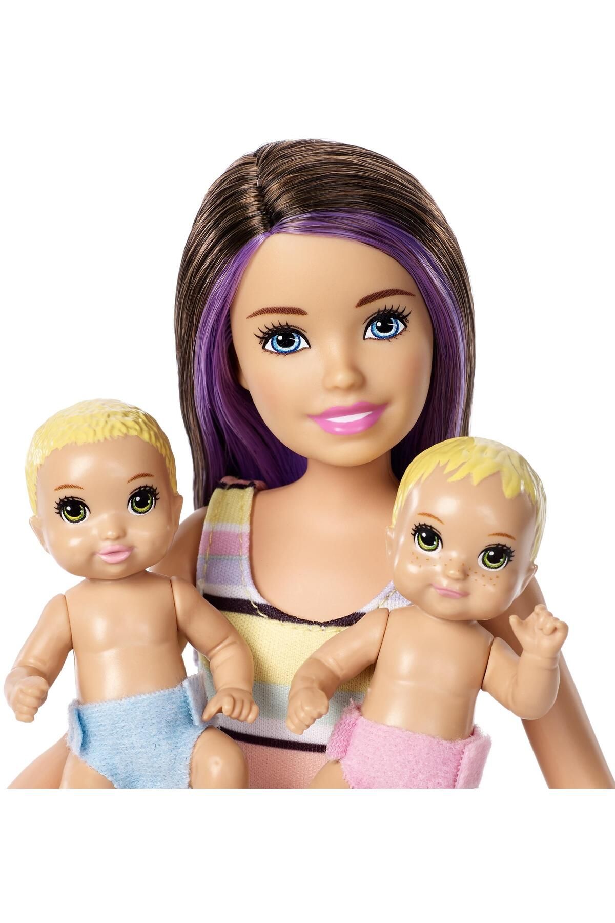 Barbie-مجموعة ألعاب الحضانة GFL38 من Skipper Babysitters Inc. 2