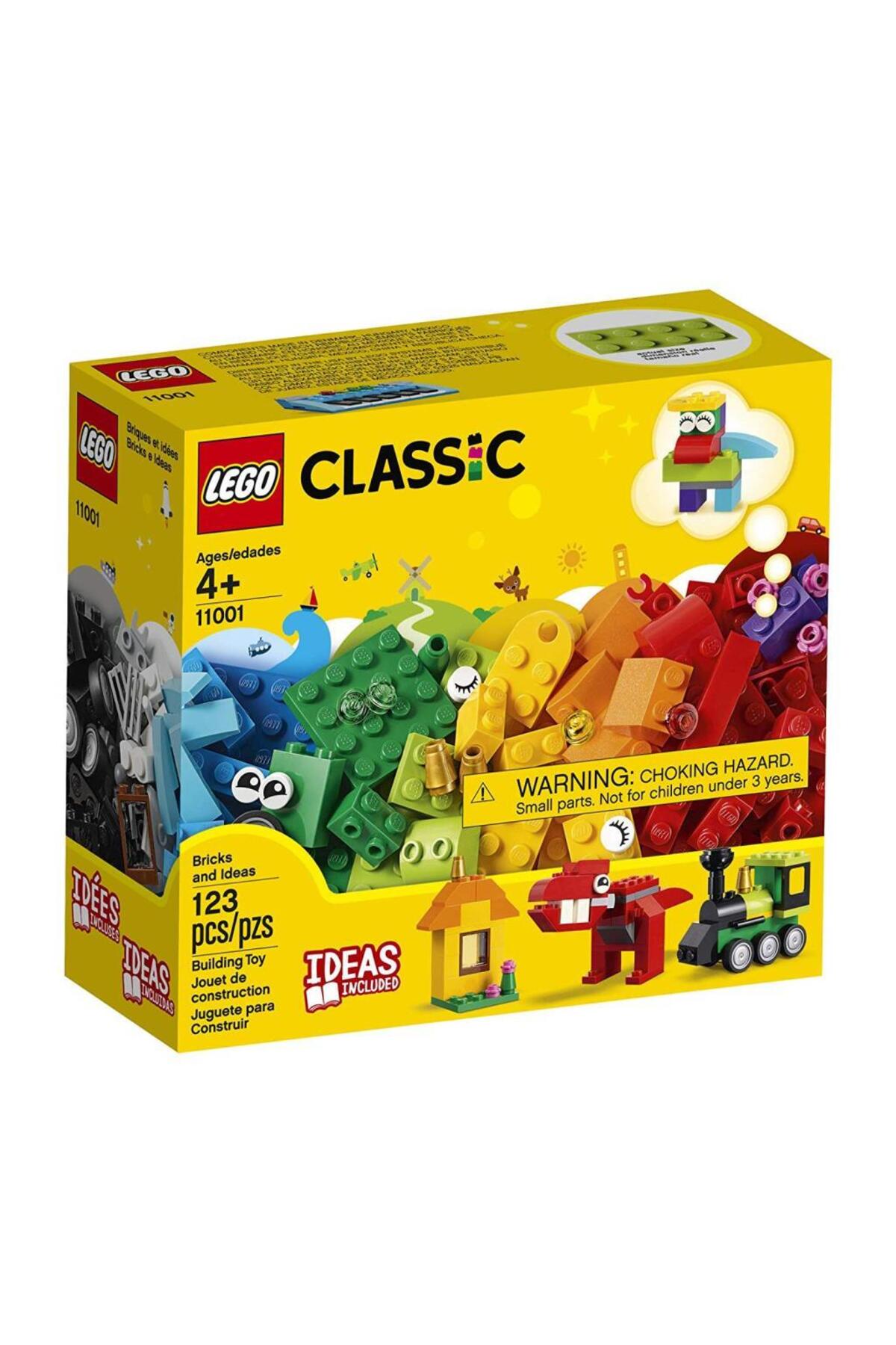 ® جعبه کلاسیک ۱۲۳ تکه قطعات و ایده‌های ساختنی (۱۱۰۰۱) – مجموعه ساختنی اسباب‌بازی کودکان