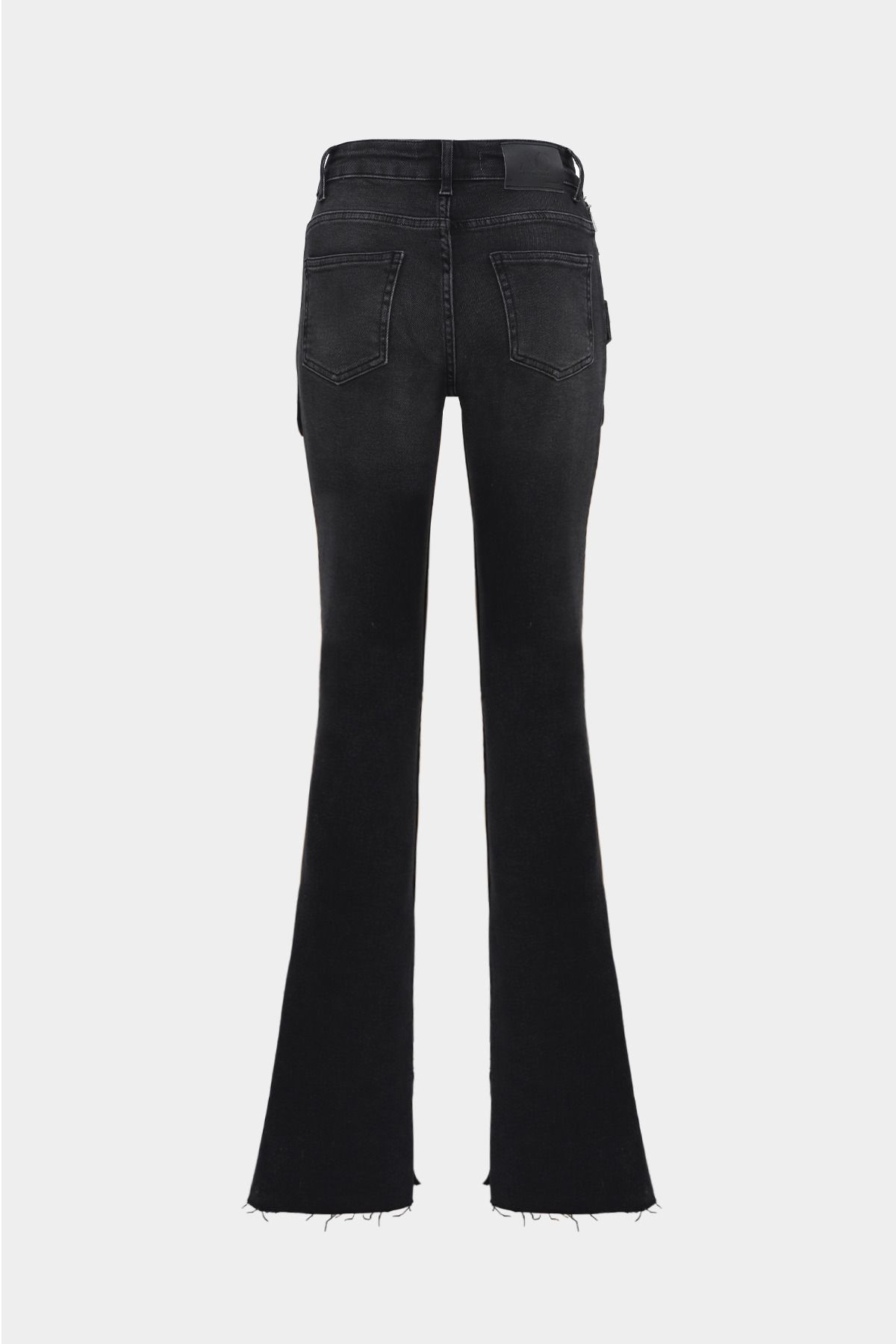 Açelya Okcu-Pantaloni de damă din denim din lycra slim fit cu buzunar premium 3