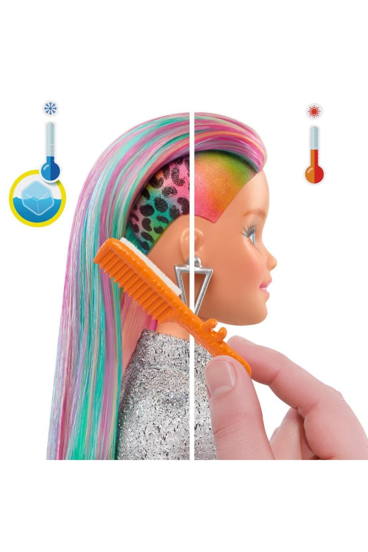 Barbie-Baby GRN81 - Leopard Patterned Hair 2