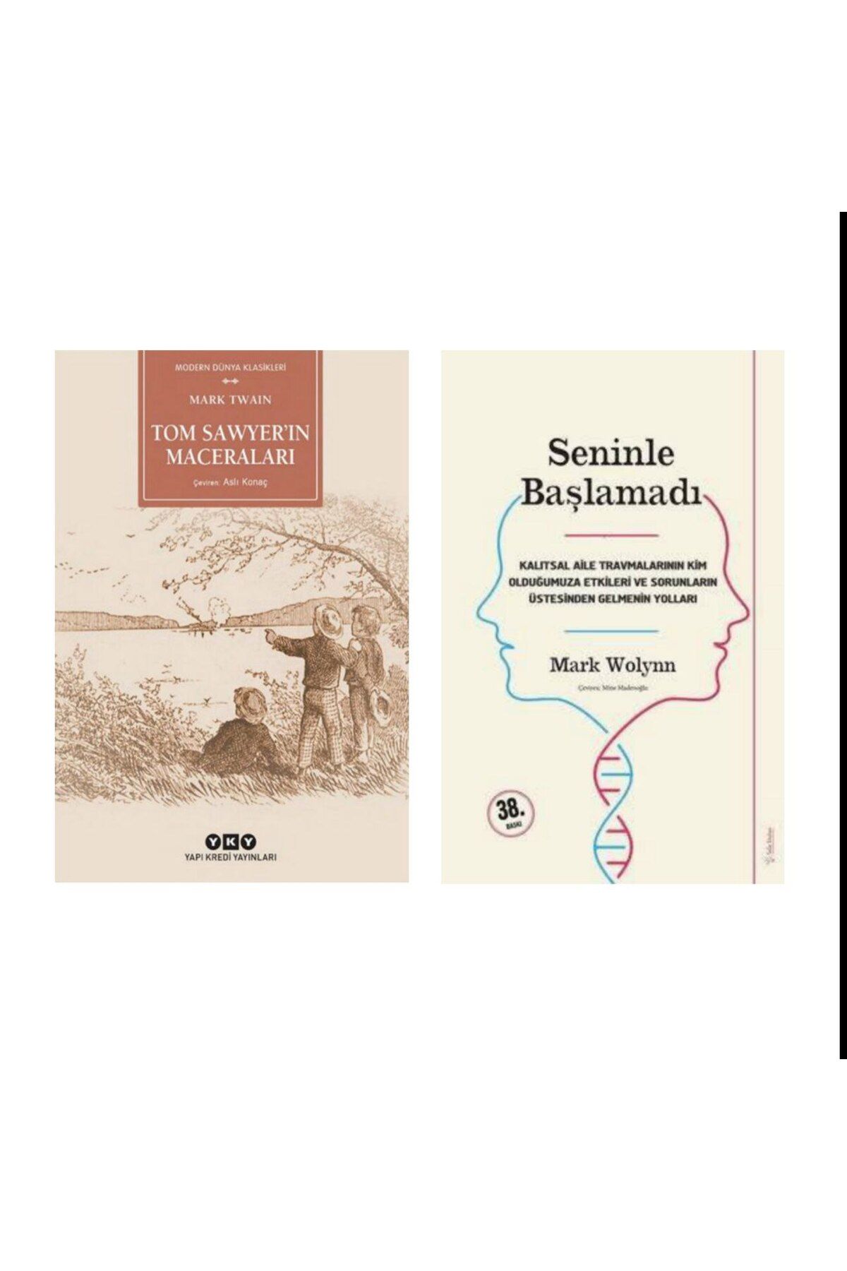 Yapı Kredi Yayınları Tom Sawyerin Maceraları-Mark Twain Seninle Başlamadı - Mark Wolynn