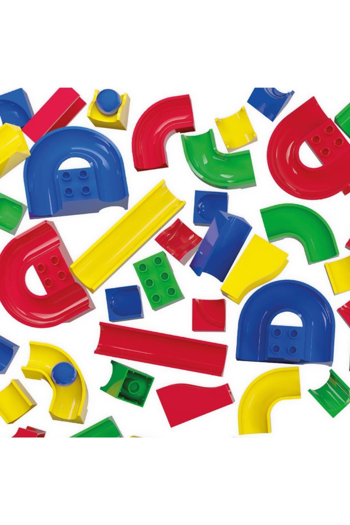 Hubelino-مجموعة إنشاء عنصر العمل Marble Run (128 قطعة)420381 3