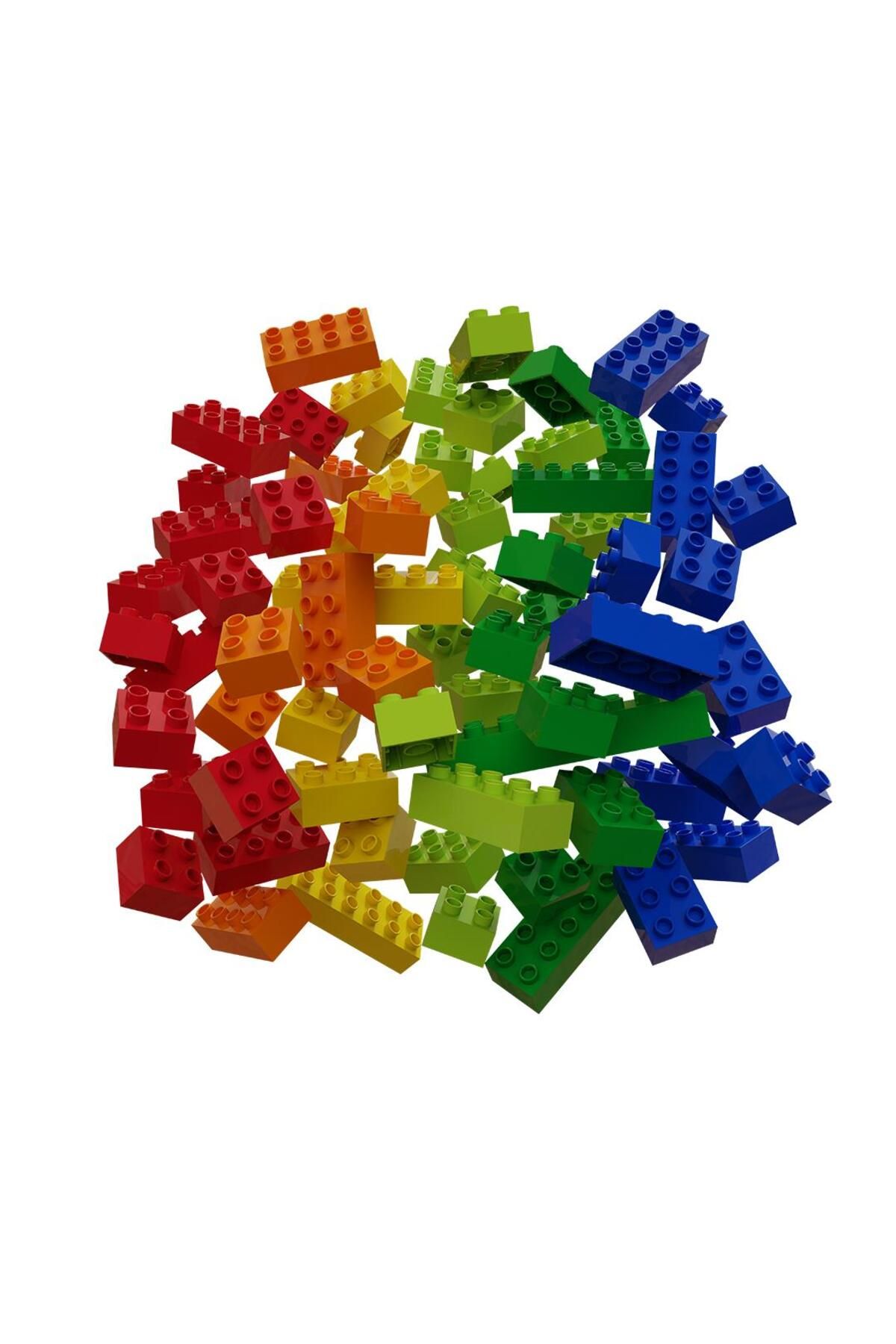 Hubelino-60 Pieces Colorful Building Blocks - 400383 4