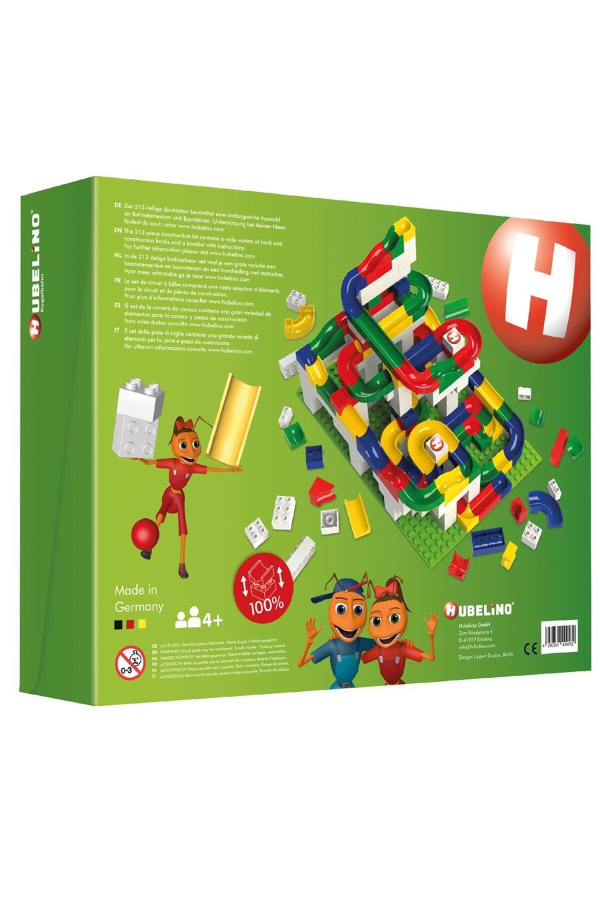Hubelino-Marble Run Big Block Construction Set (213 PIECES)420572 5