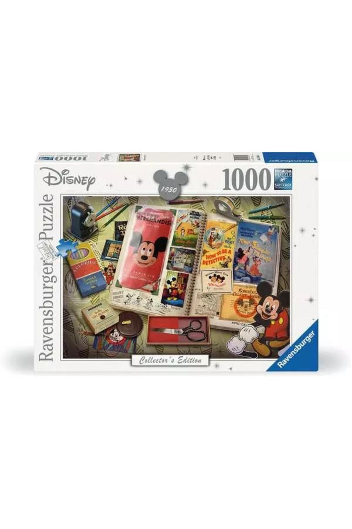 RAVENSBURGER 1000 Parça Puzzle Walt Disney Mickey Mouse 1950'ler
