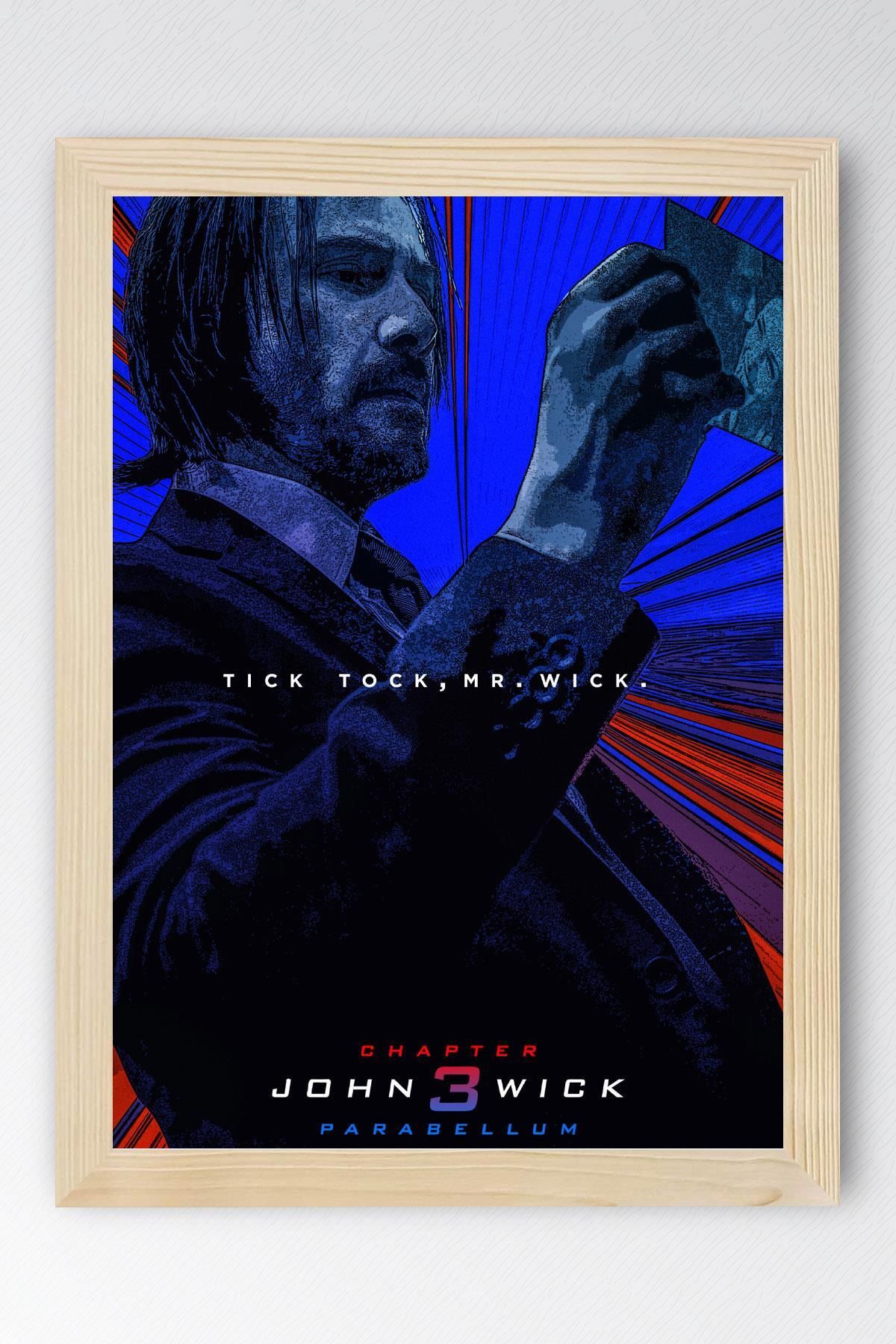 Saturn John Wick Çerçeveli Tablo - Film Posteri Tablo