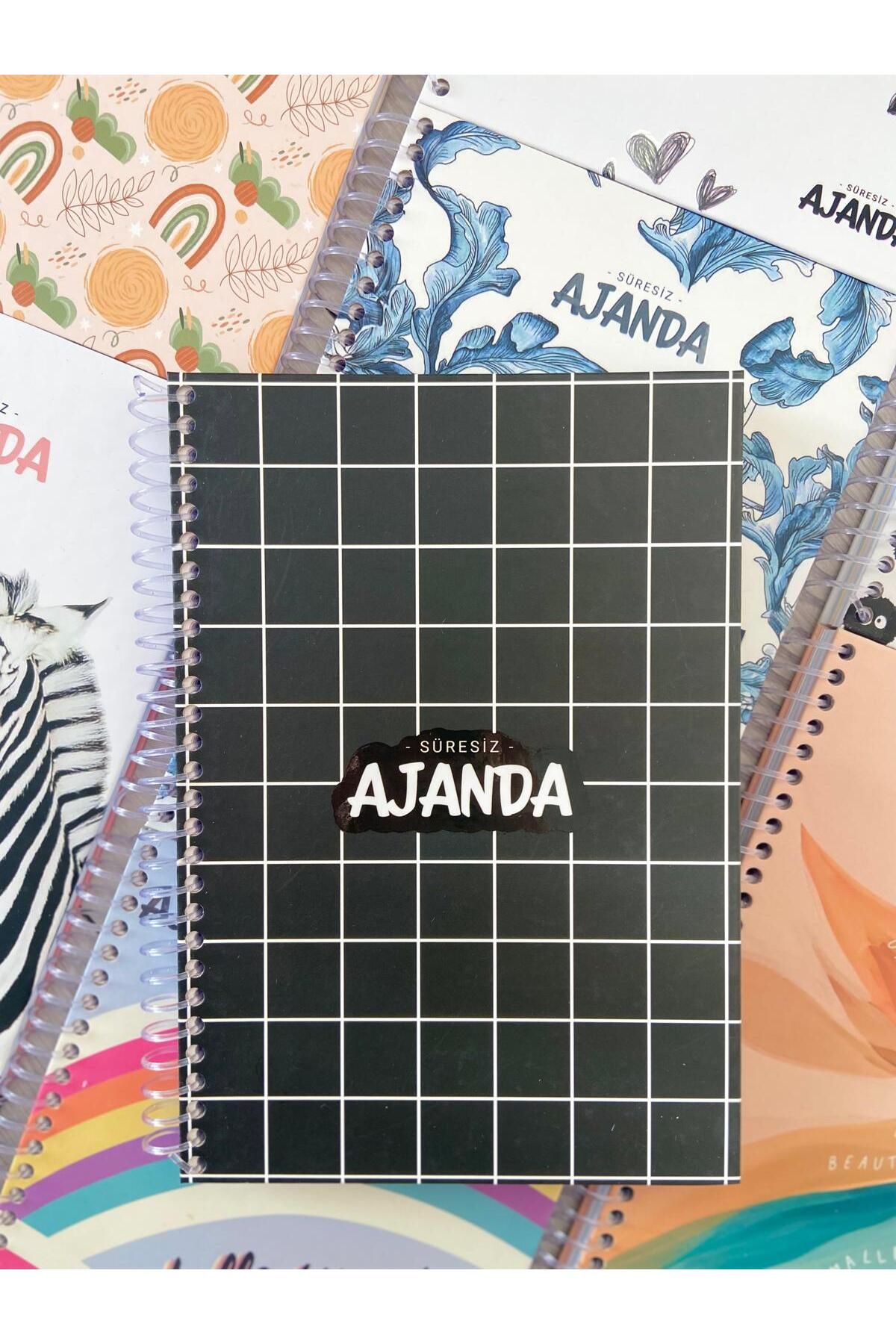 Mielibon Süresiz Ajanda, Stickerlı Ajanda, Spiralli Haftalık Ajanda, Tarihsiz Ajanda, Konuşan Ajanda