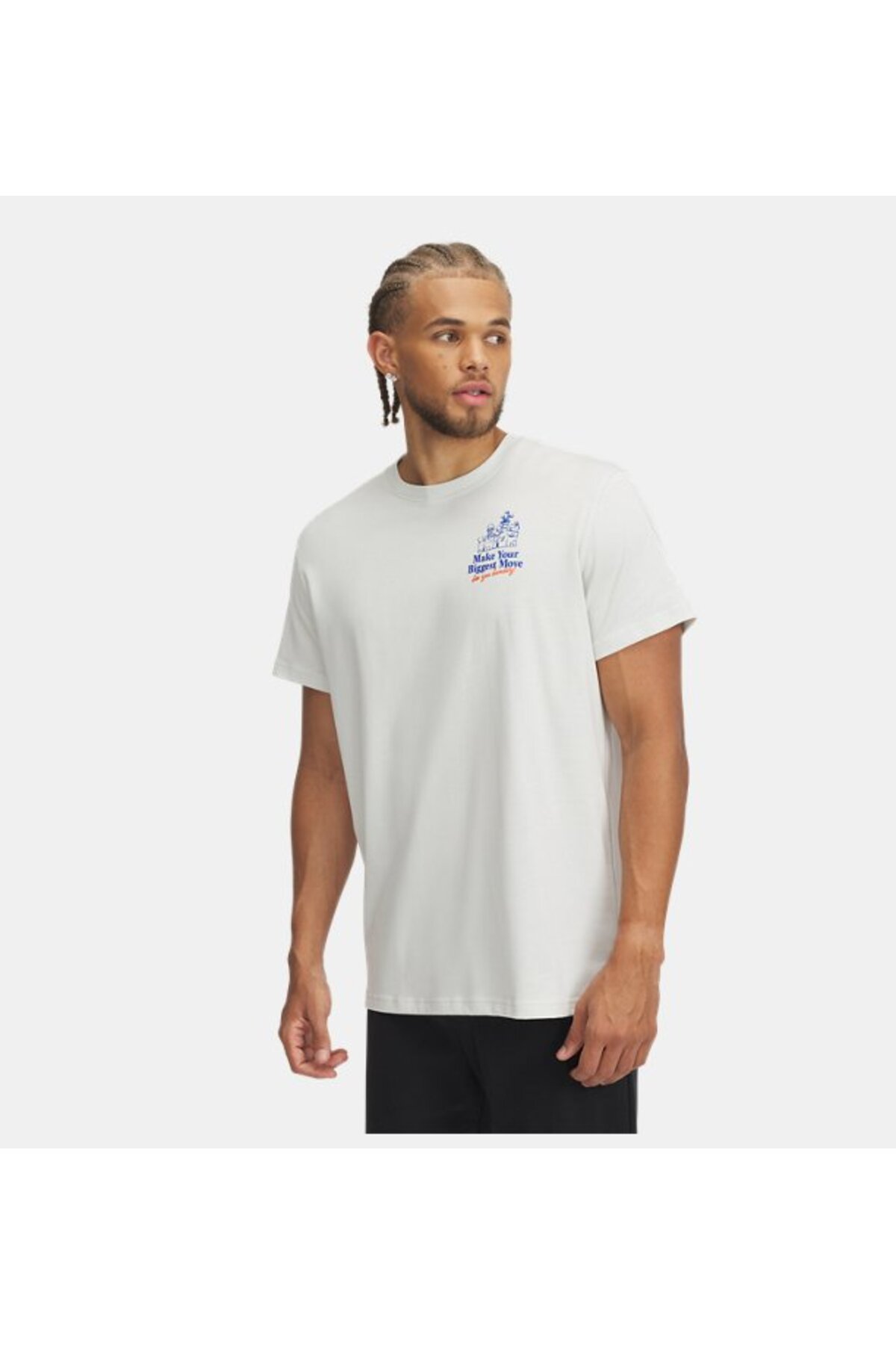 آندر آرمور تی شرت مردانه طرح UA Heavyweight Moving Day مدل Illus کد 1390184-114