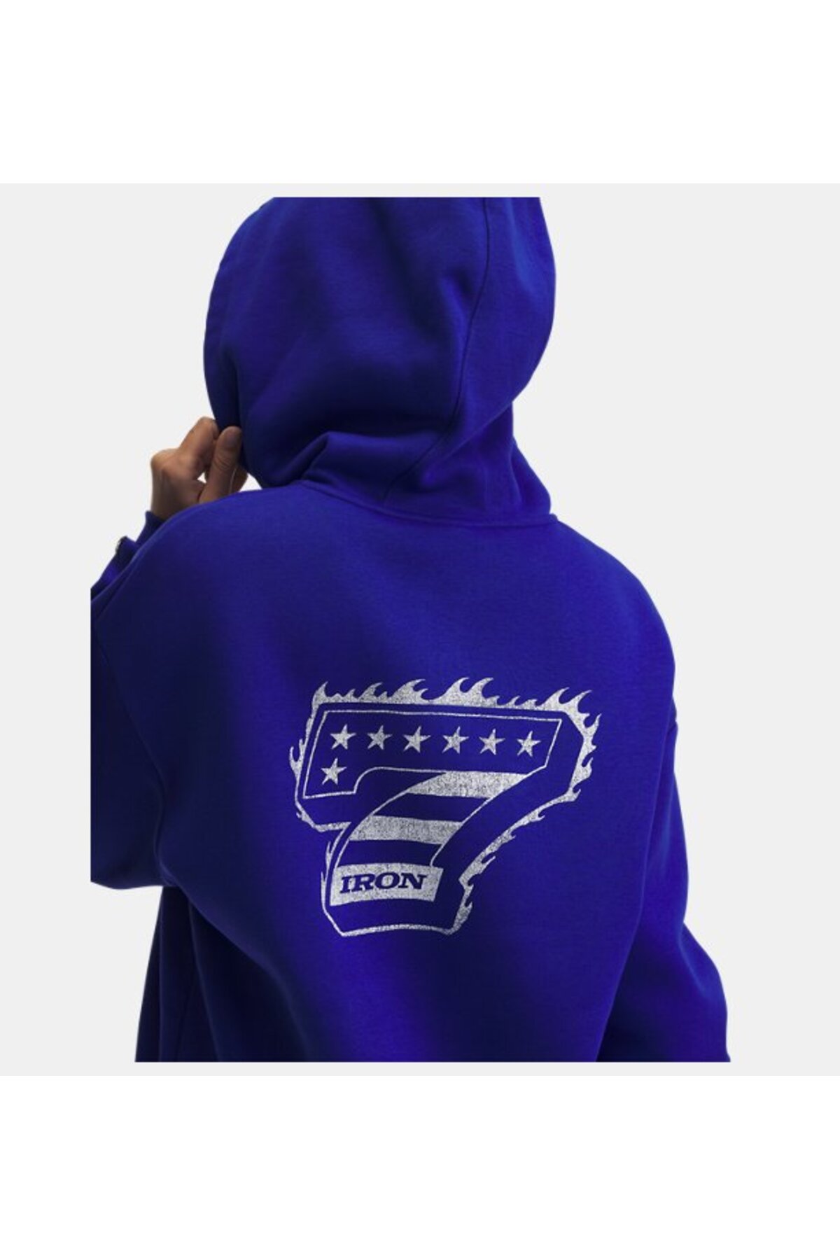 Under Armour Kadın UA Project Rock Iron Paradise Fermuarlı Ceket 1389701-400 görsel 3