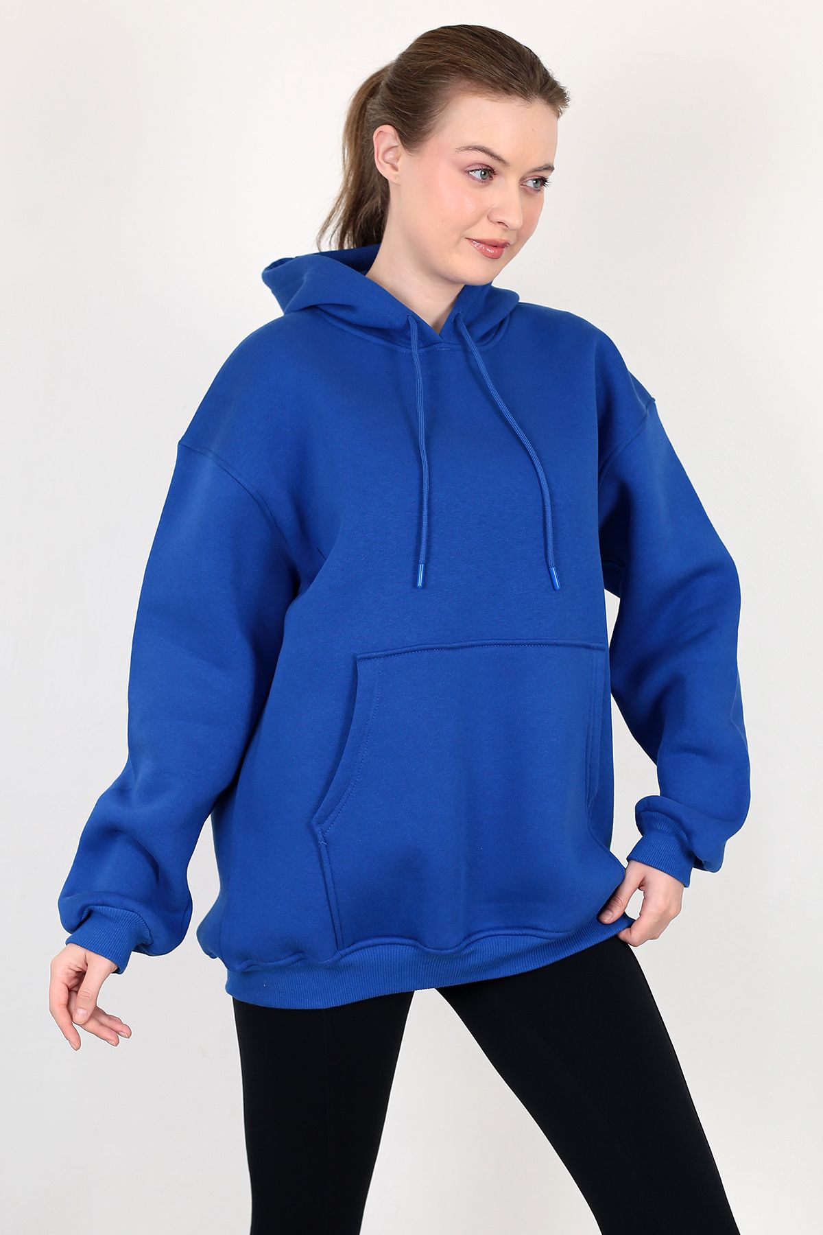 base up Kanguru Cep Detaylı Kapüşonlu Sweatshirt