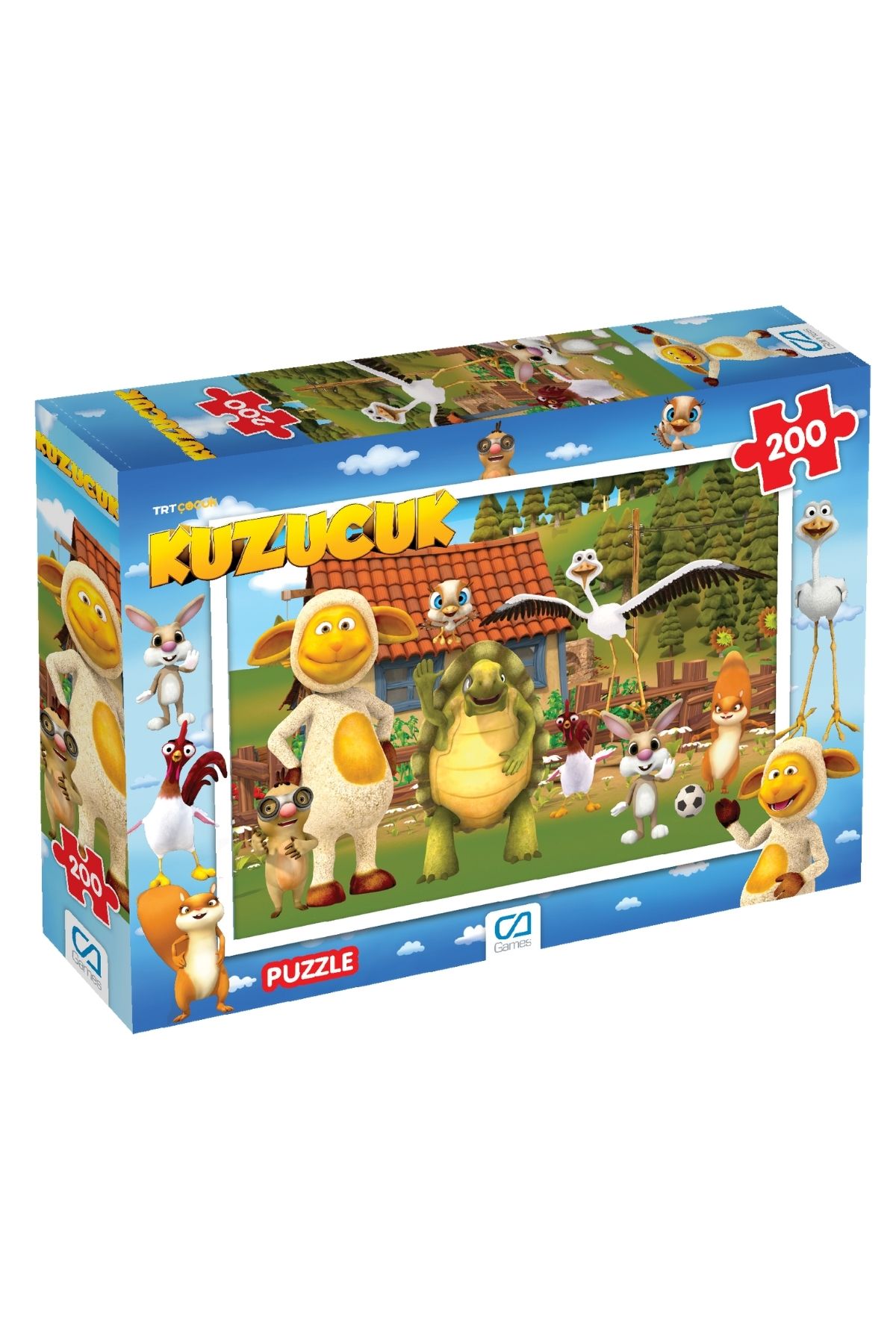 CA Games Kuzucuk Lisanslı 200 Parça 33x48cm Çocuk Puzzle Yapboz Serisi