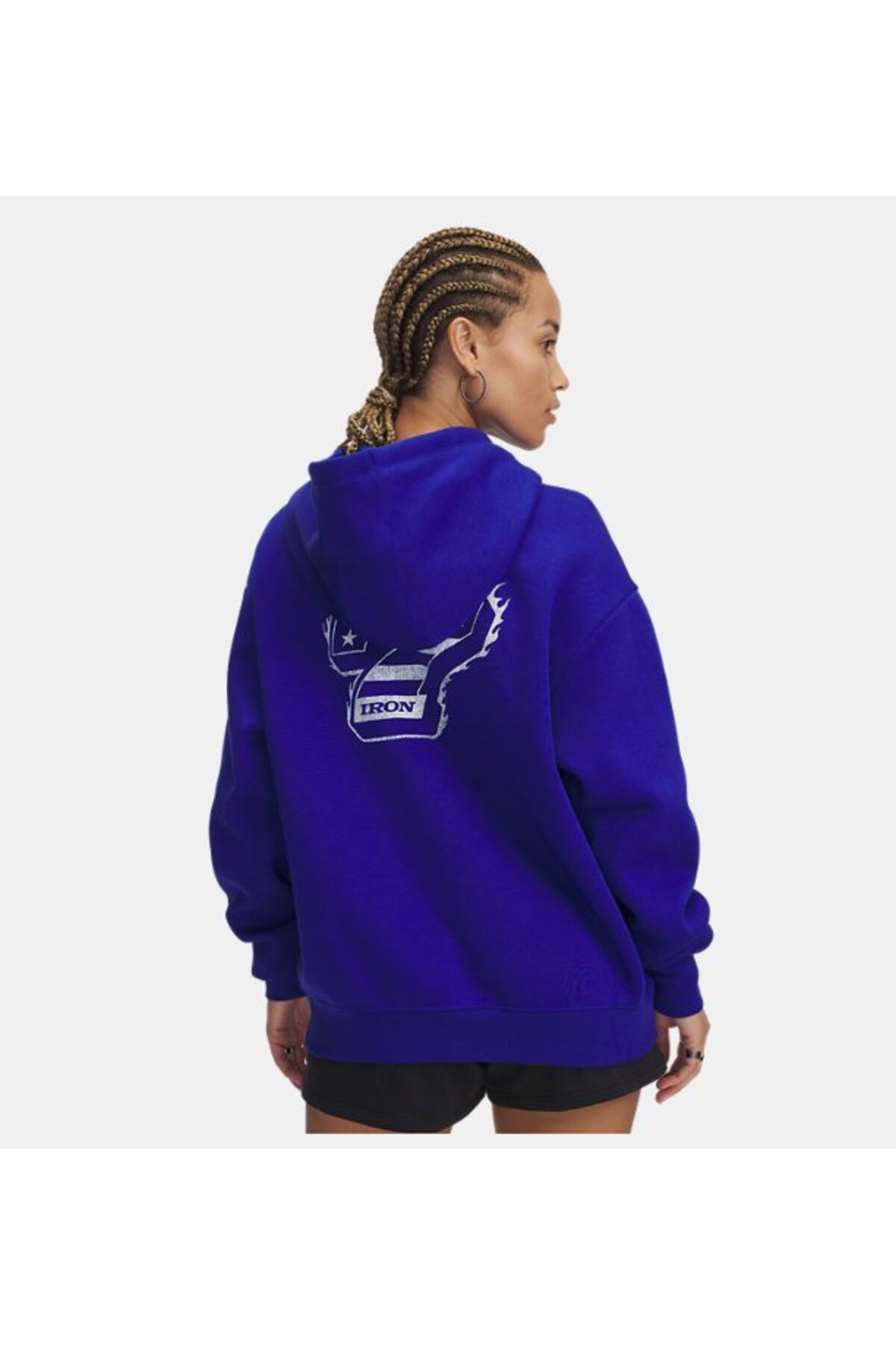 Under Armour Kadın UA Project Rock Iron Paradise Fermuarlı Ceket 1389701-400 görsel 2