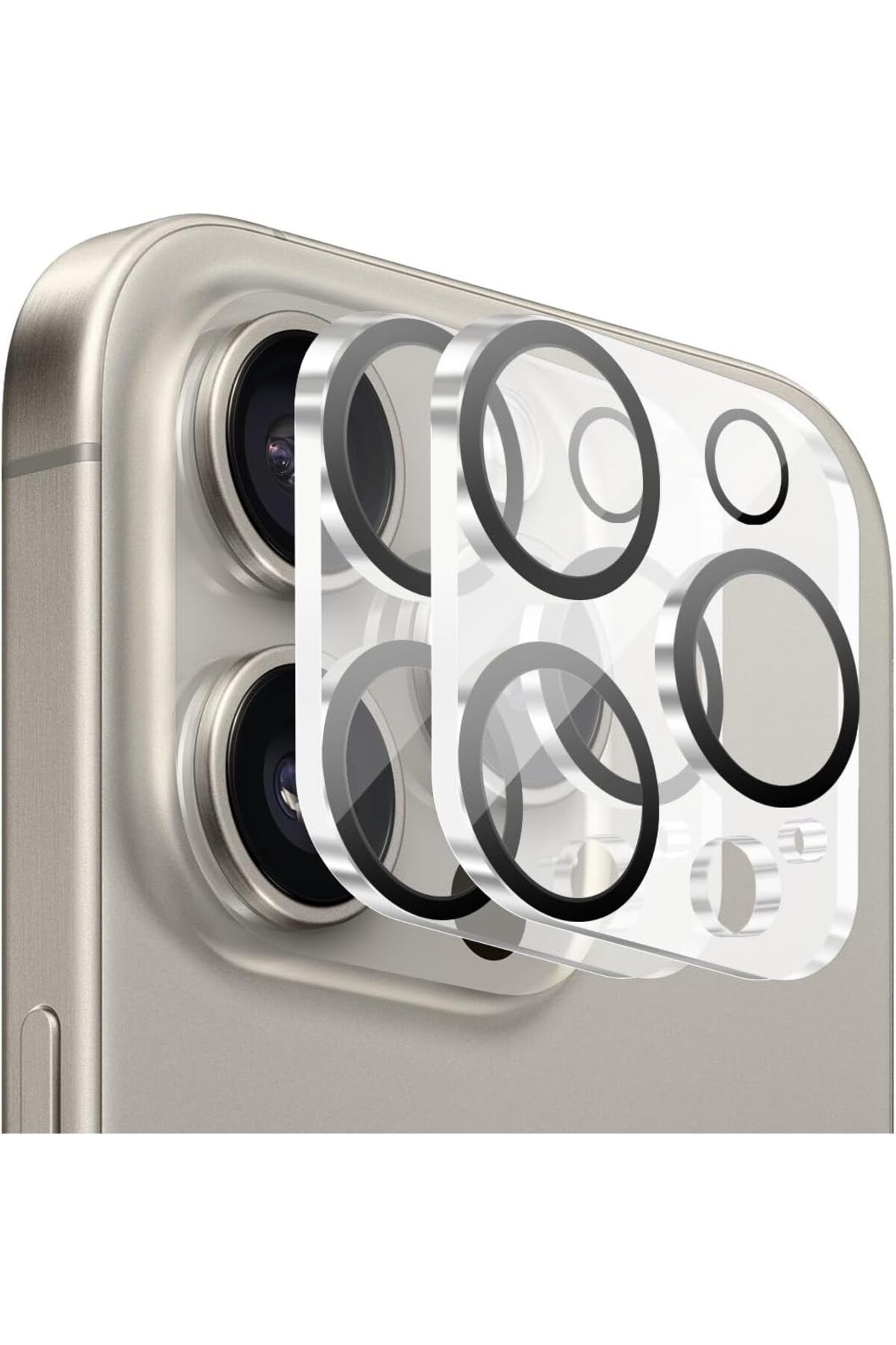 STOREMAX svticaret LABS iPhone Camera Lens Koruyucu 2 ADET Kamera Lens Koruyucu Şeffaf (iPhone 15 Pro Max /