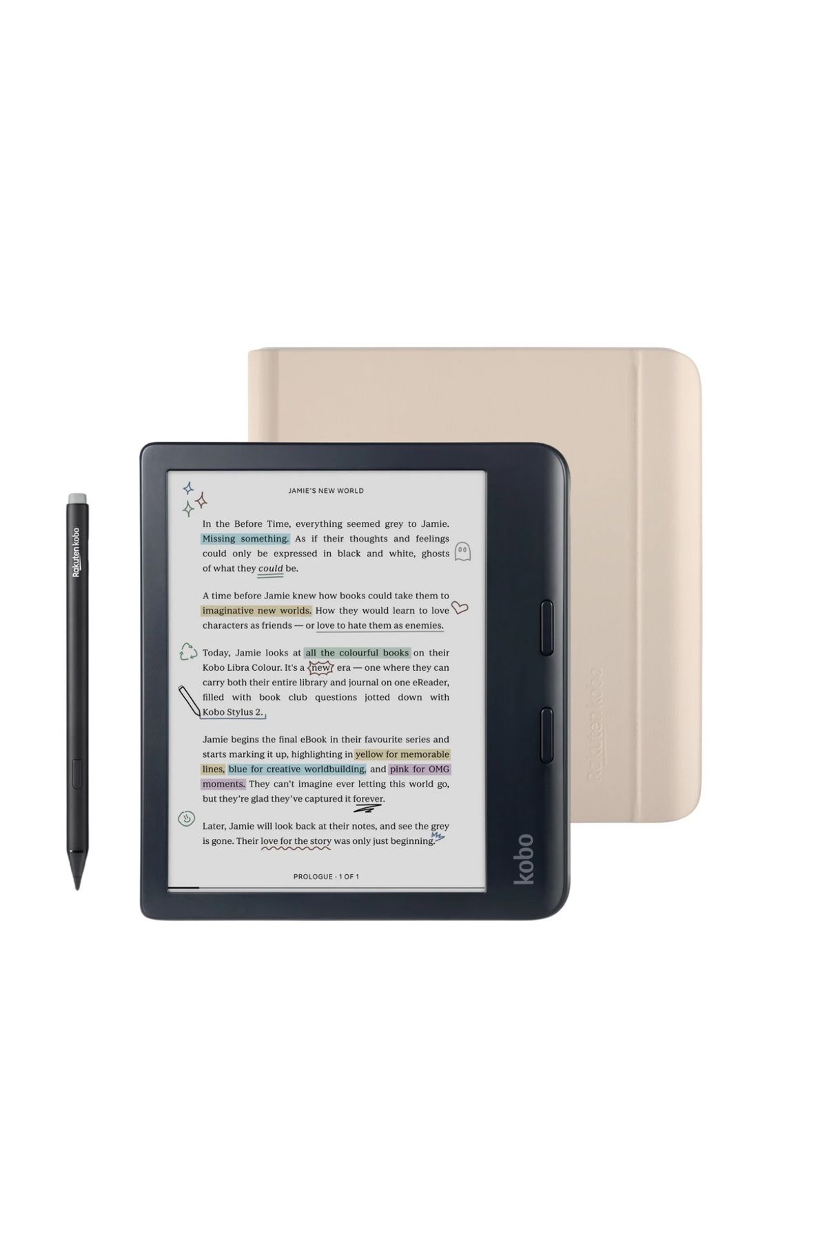 kobo Libra Colour Notebook Kılıf ve Kalem Paketi