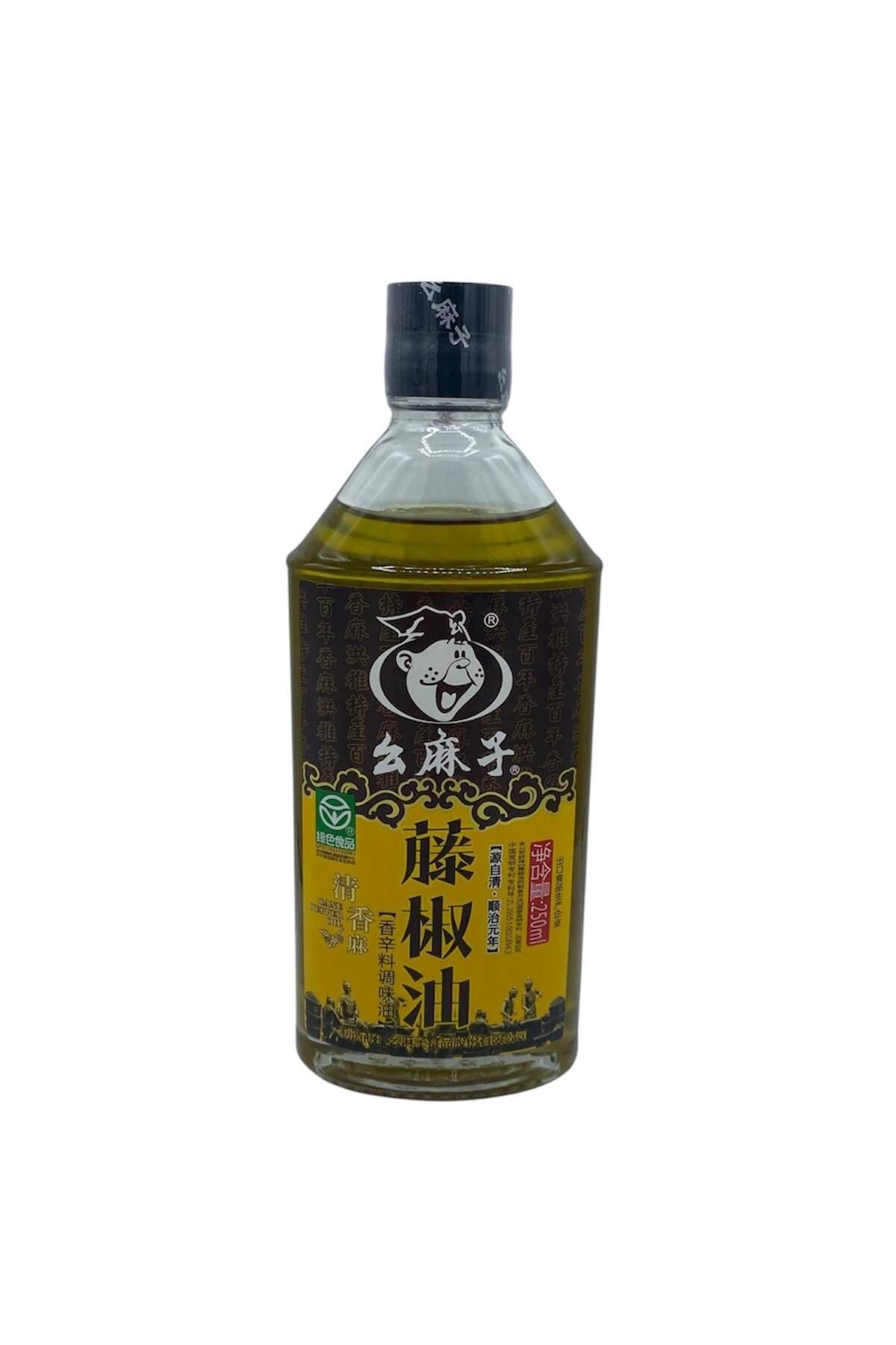 Yaomazi Green Sichuan Pepper Oil Yeşil Sichuan Biber Çeşnili Kolza Yağı 250 Ml.