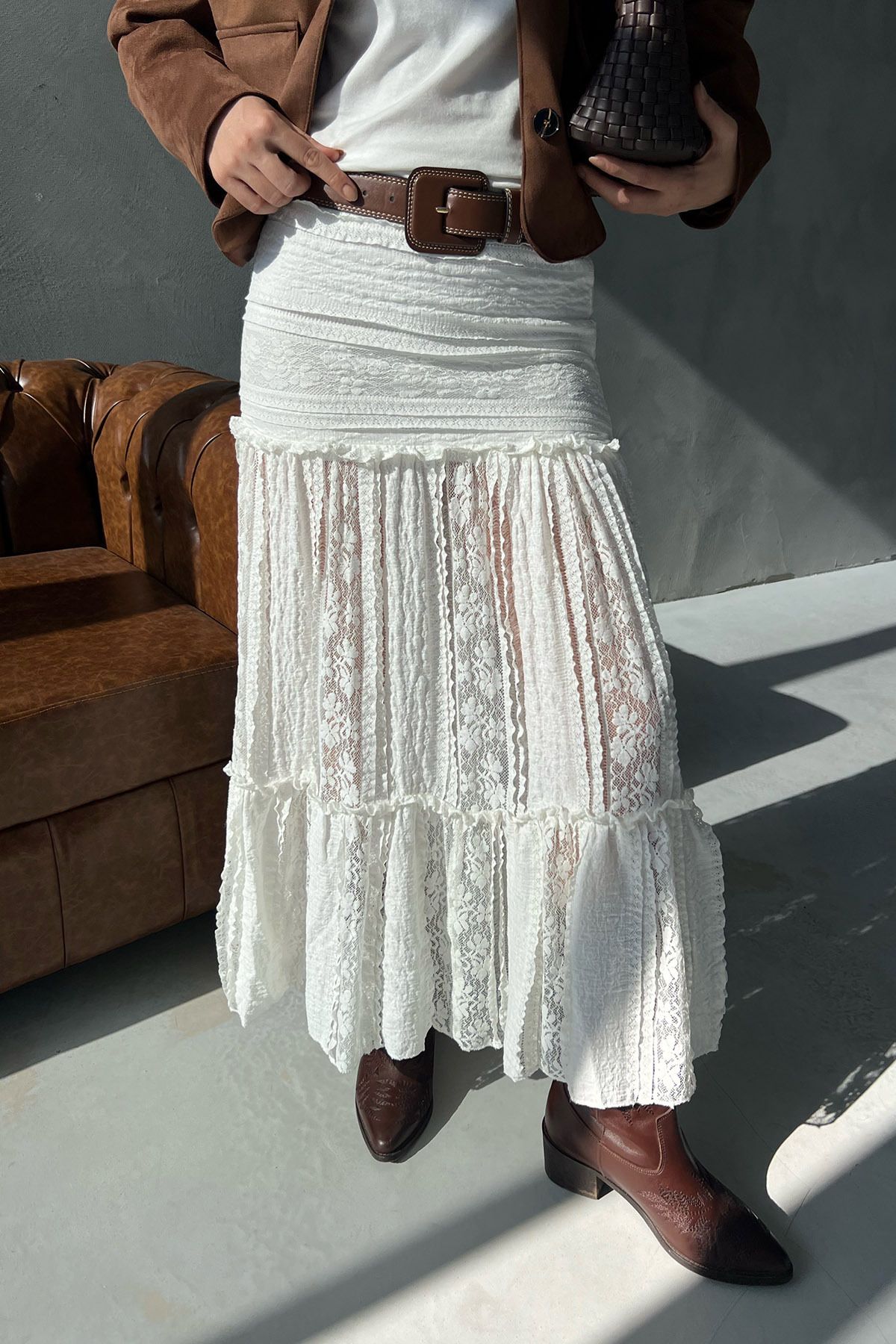 Seda Yalçın Atelier-White Design Pinterest Skirt 4