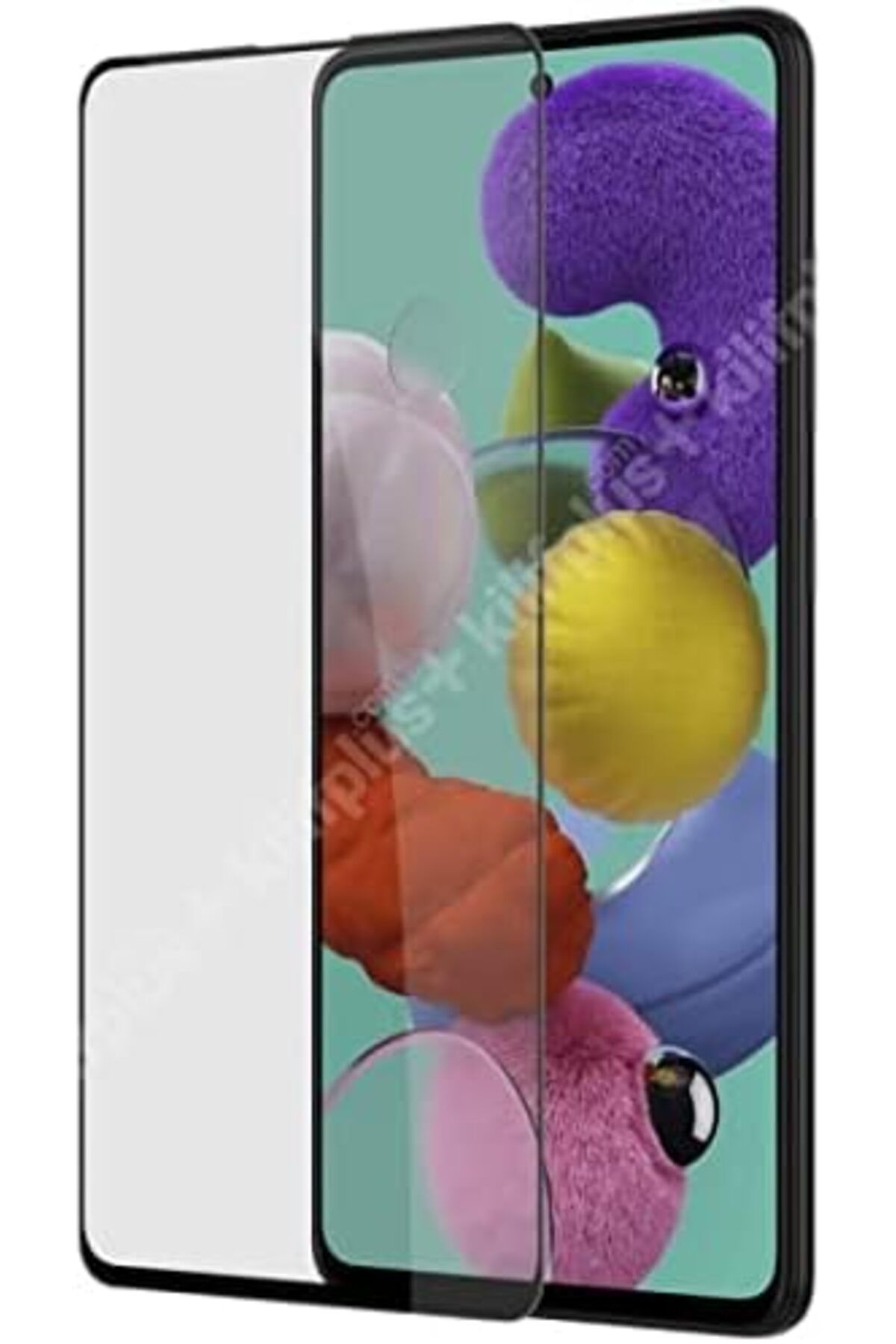 yenibagshop Samsung A52 Uyumlu 6D Temperli 9H Sertlikte Ekran Koruyucu Cam Tam Kaplama