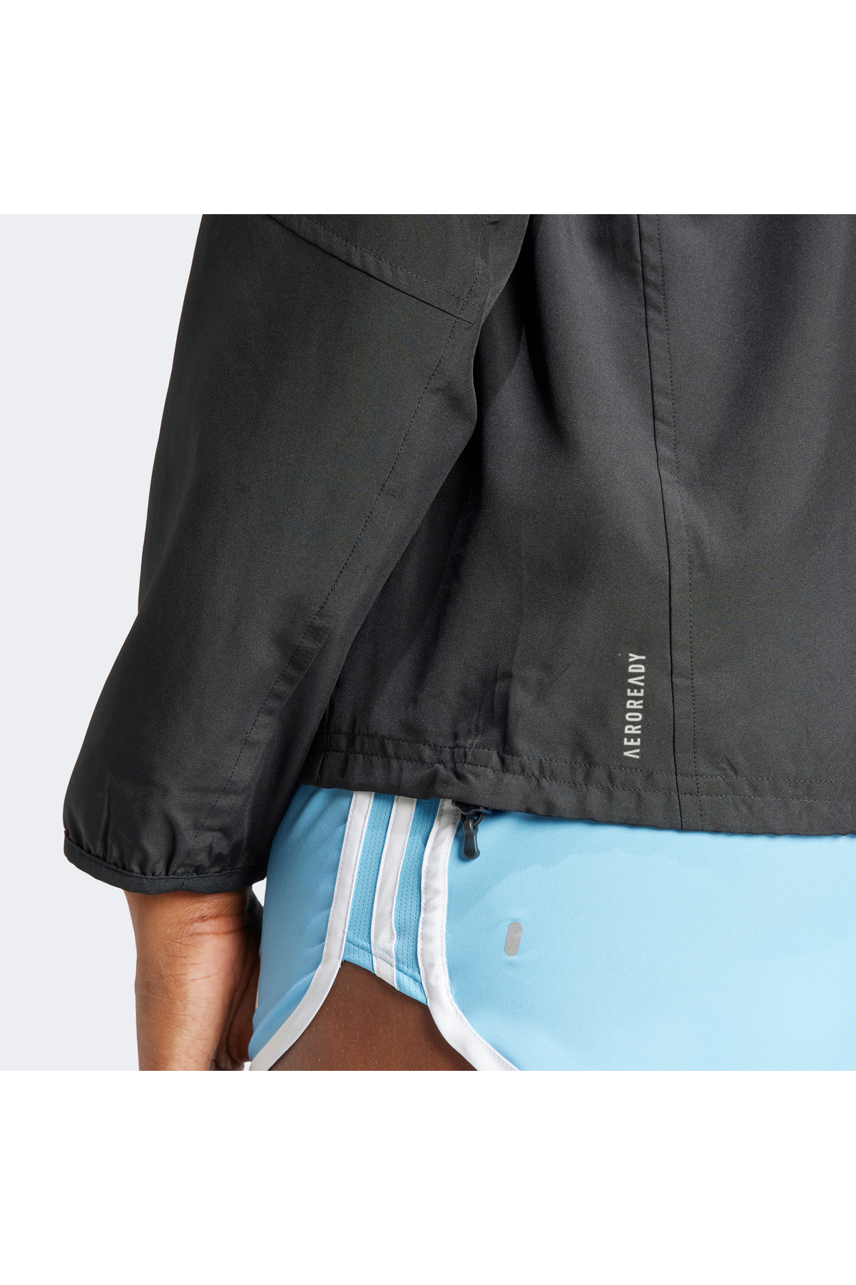 adidas Run It Jacket Kadın Siyah Koşu Ceketi görsel 5