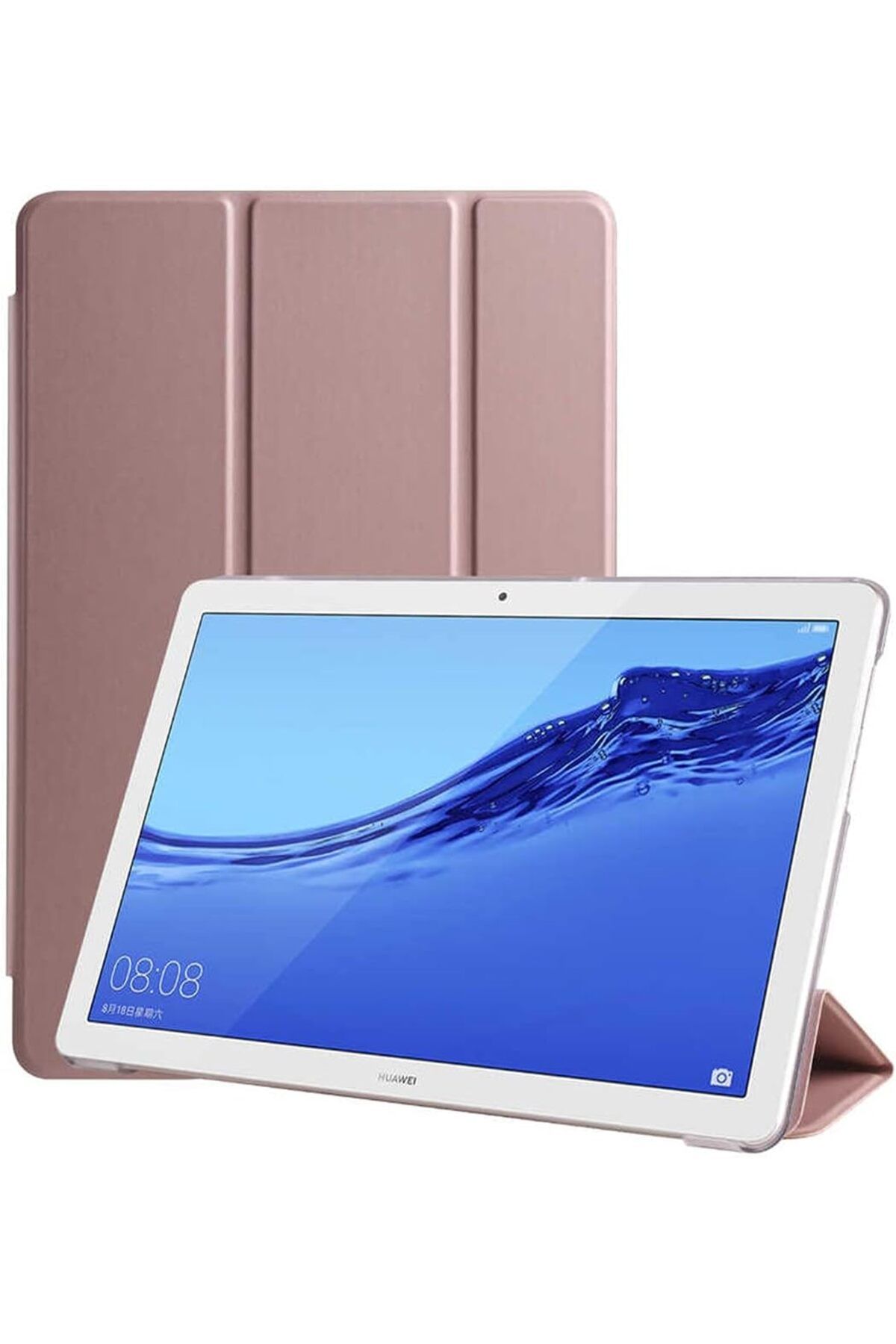 STOREMAX srhtDS 12853 T5 10 inc Smart Cover Standlı 1-1 ile Uyumlu Kılıf, Gold Desing 266450