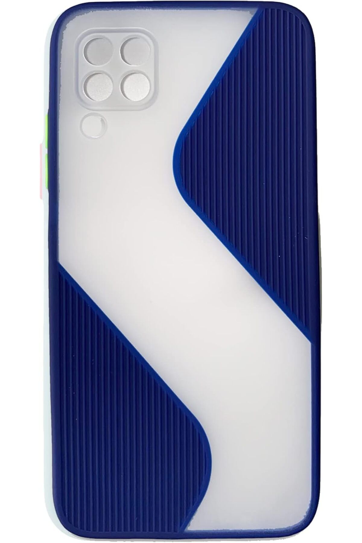 STOREMAX dlshop P40 Lite Uyumlu Kılıf Su Yolu Tasarımlı Yarı Transparan Şeffaf Kamera Lens Korumalı Uz