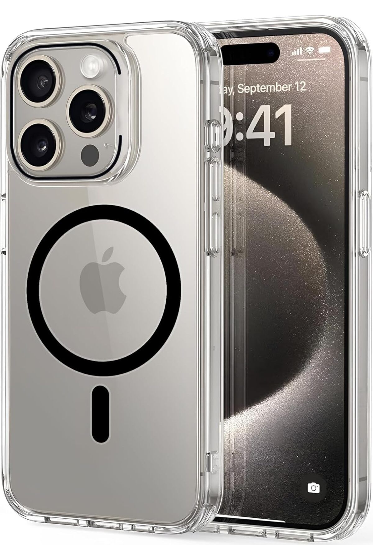 STOREMAX daliashops iphone 15 Pro Max için Ultimate Serisi Magsafe ile uyumlu Kesinlikle Sararmayan Ultra Ş