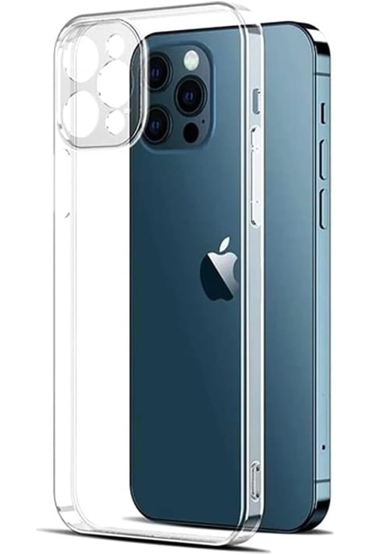 STOREMAX cmllashop iPhone 11 Pro Max İle Uyumlu Kılıf Crystal Clear Sert Plastik Şeffaf Telefon Koruma Ka