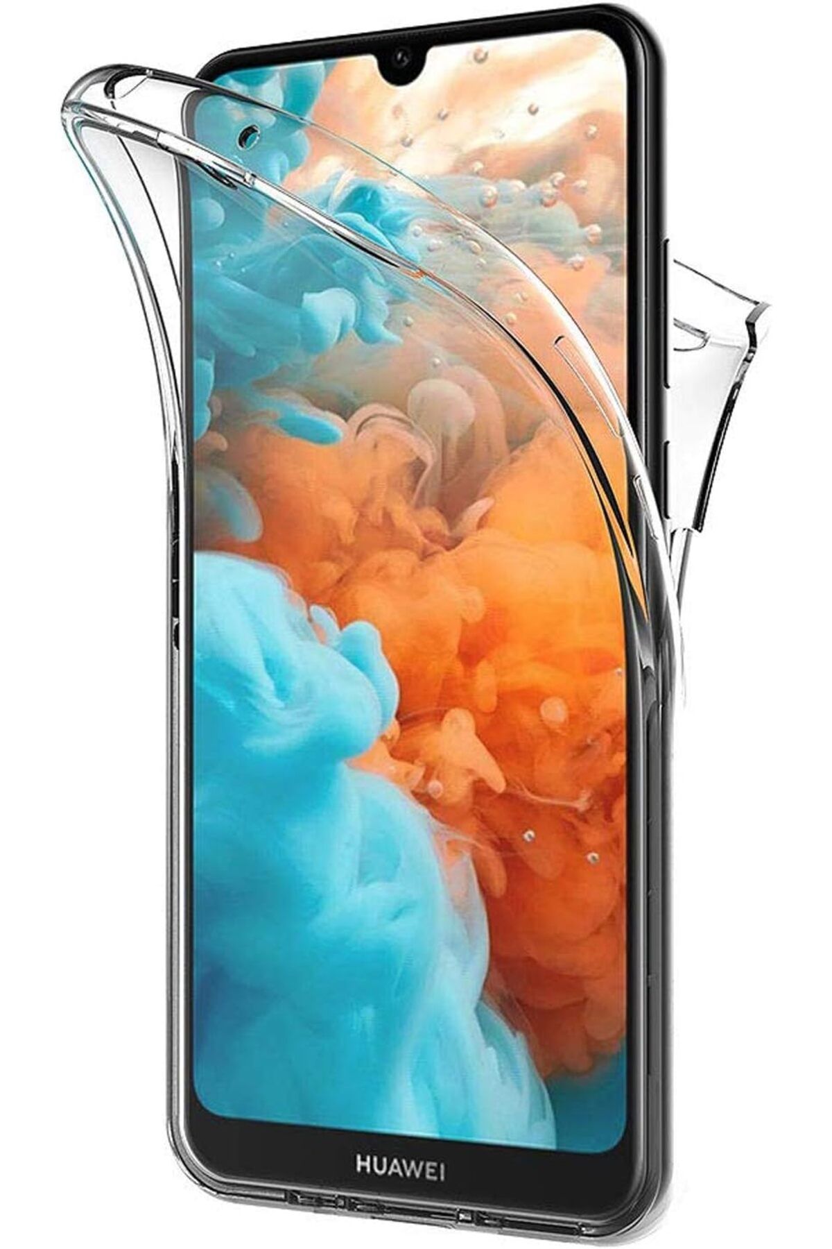 STOREMAX cmllashop Y5 2019 Kılıf 6 tarafı tam full koruma 360 Clear Soft Şeffaf 542093