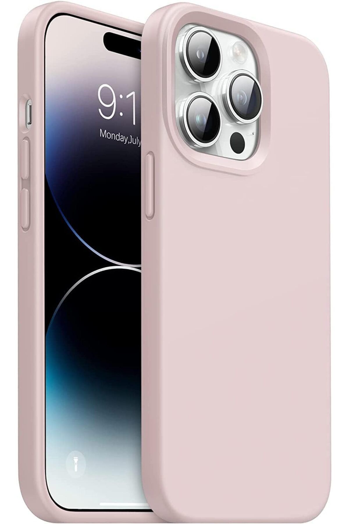 STOREMAX htpshopmx iPhone 14 Pro Max Kılıf 6.7’ Içi Kadife Lansman Silikon Kılıf Şok Emici Full Kasa