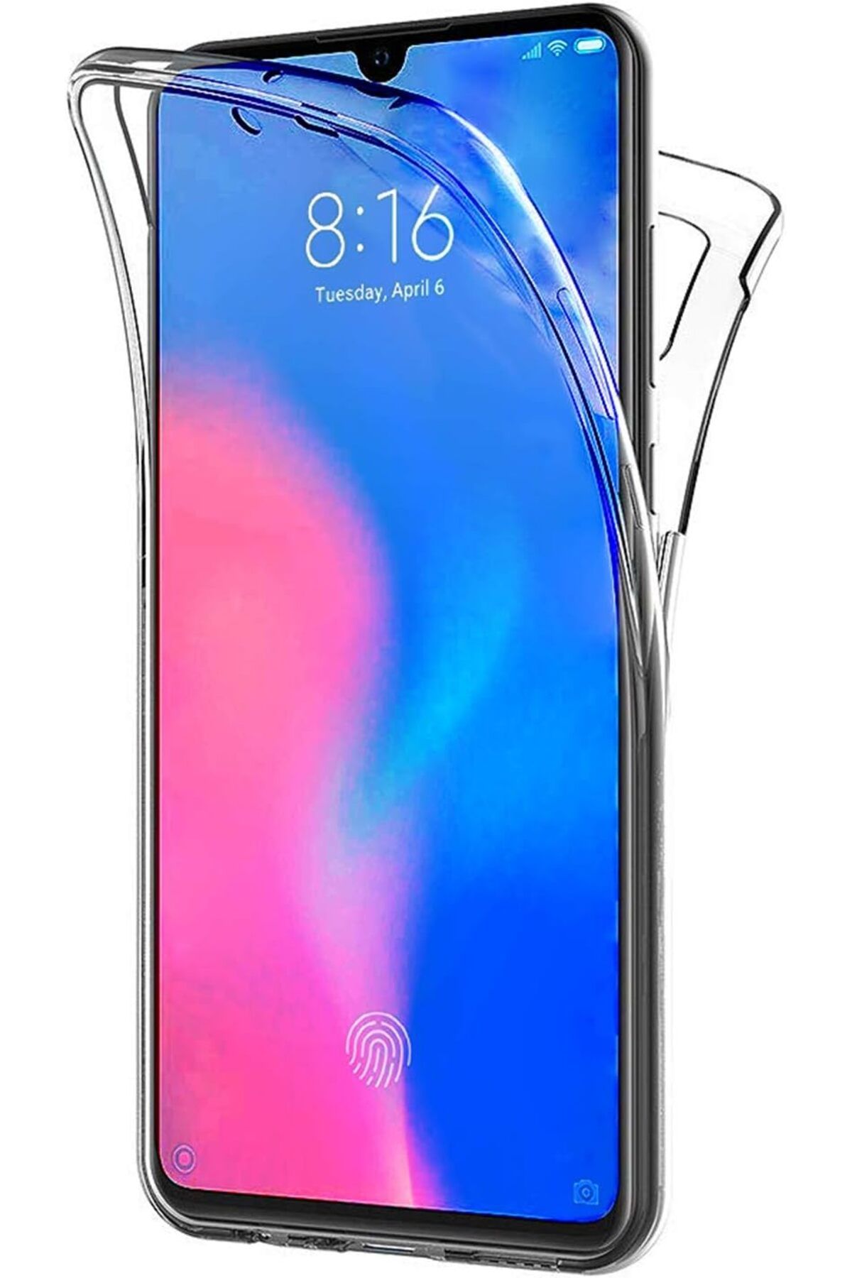 STOREMAX srhtDS Xiaomi Mi 9 Kılıf 6 tarafı tam full koruma 360 Clear Soft Şeffaf Desing shop 266450