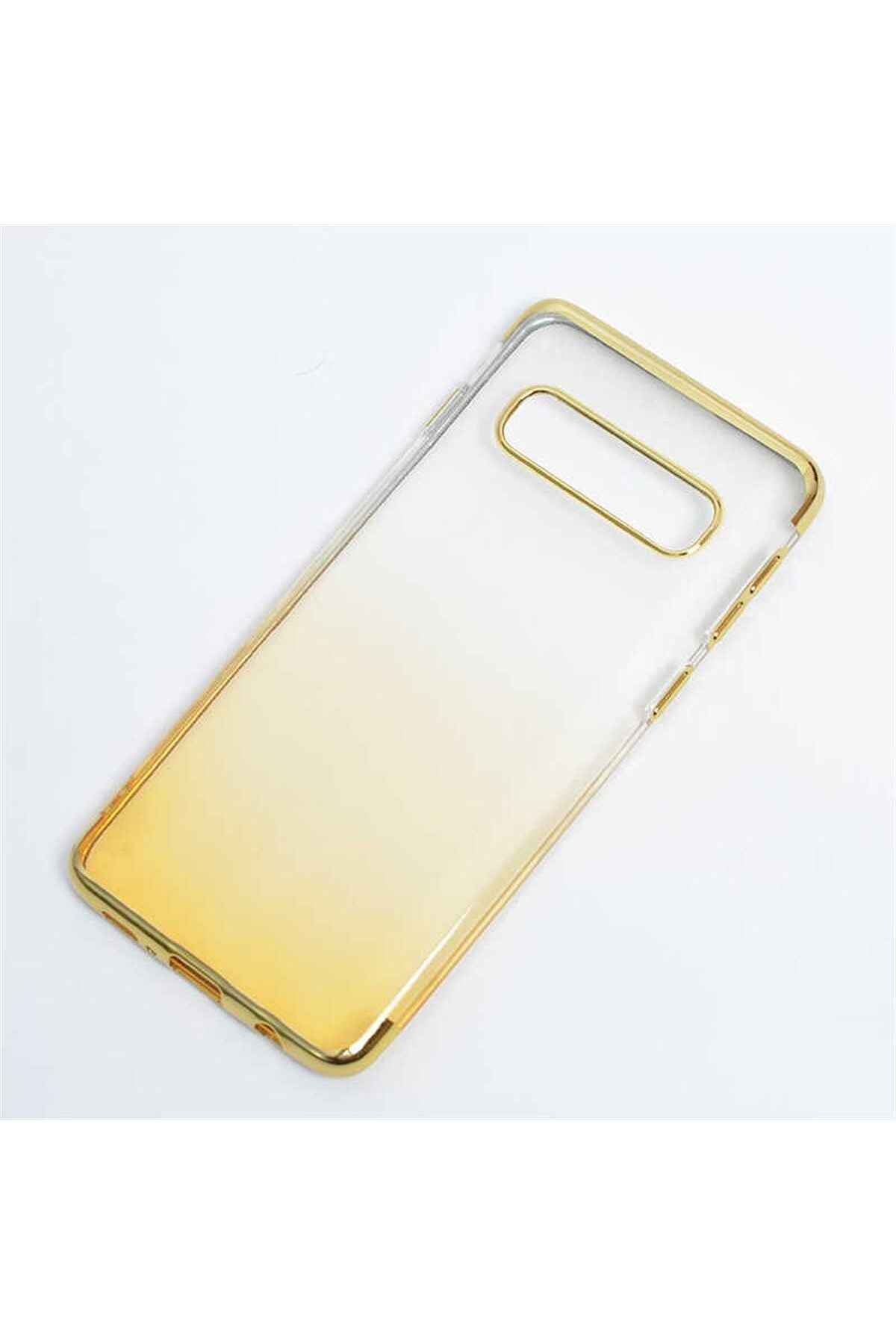 STOREMAX cmllashop Galaxy S10 ile Uyumlu Plus Kılıf Moss Renk Geçişli Köşeleri Lazer Boyalı Silikon Go
