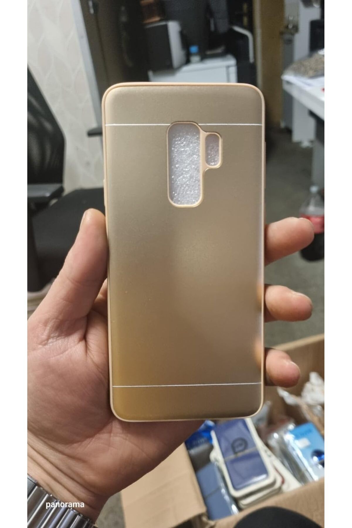 yenibagshop s9 plus metal kılıf kenarlar kaucuk