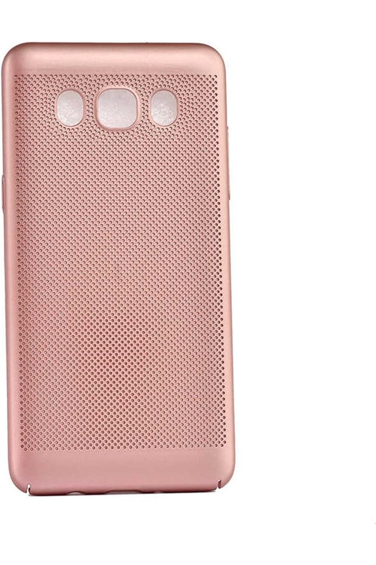 STOREMAX nffashopm 10822 Galaxy J7 2016 için Kılıf Delikli Rubber Kapak, Rose Gold storestarx 1051353