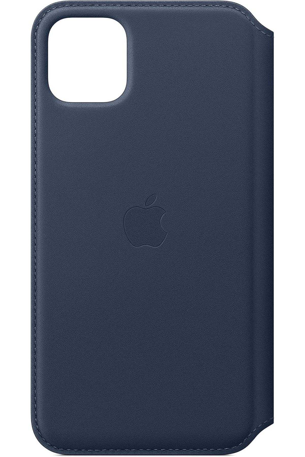 STOREMAX htpshopmx iPhone 11 Pro Max için Deri Folyo Kılıf - Derin Mavi str http 1092444