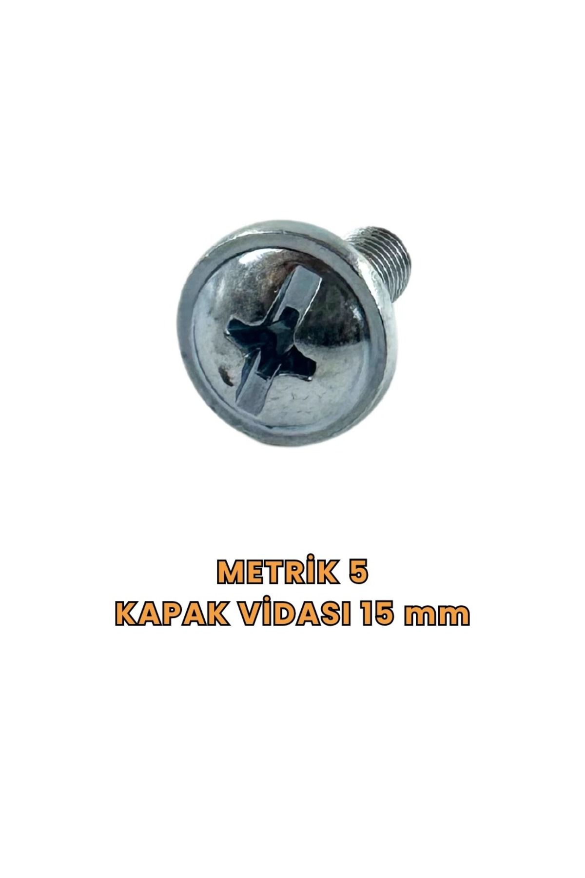 MOTOSPARTAN Kapak Vidası Metrik 5 X 15mm