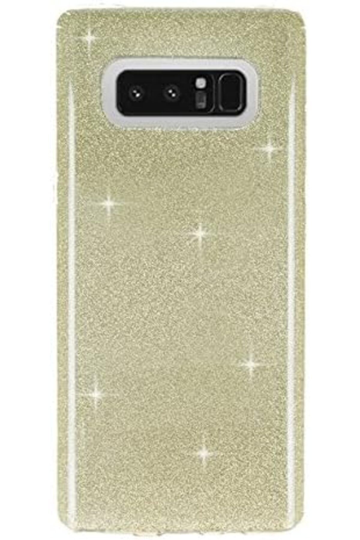 STOREMAX Erhnshp Silvery  Galaxy Note 8 Simli Gold Silikon Kılıf rnbuyshop 995340