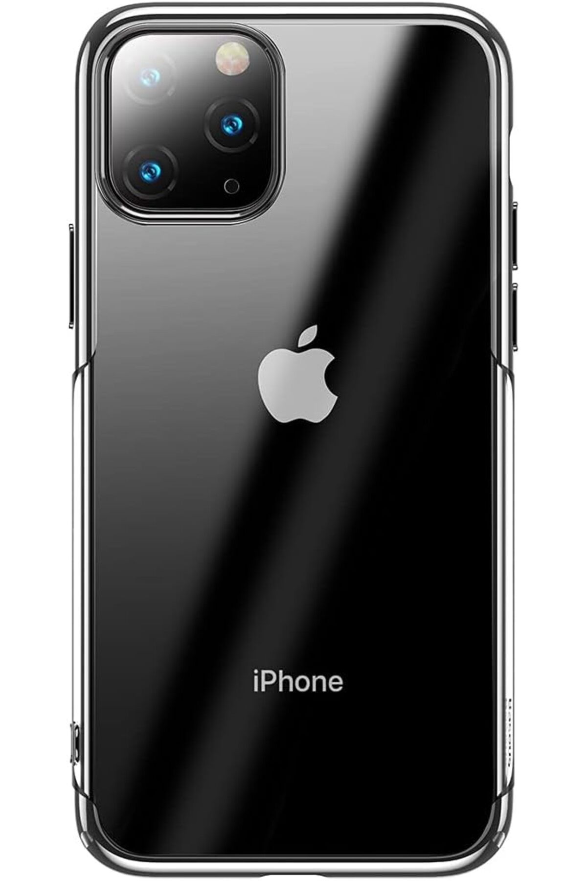 STOREMAX cmllashop Glitter, iPhone 11 Pro Max Cep Telefonu Kılıfı, Şeffaf/Transparan, Gümüş 542093