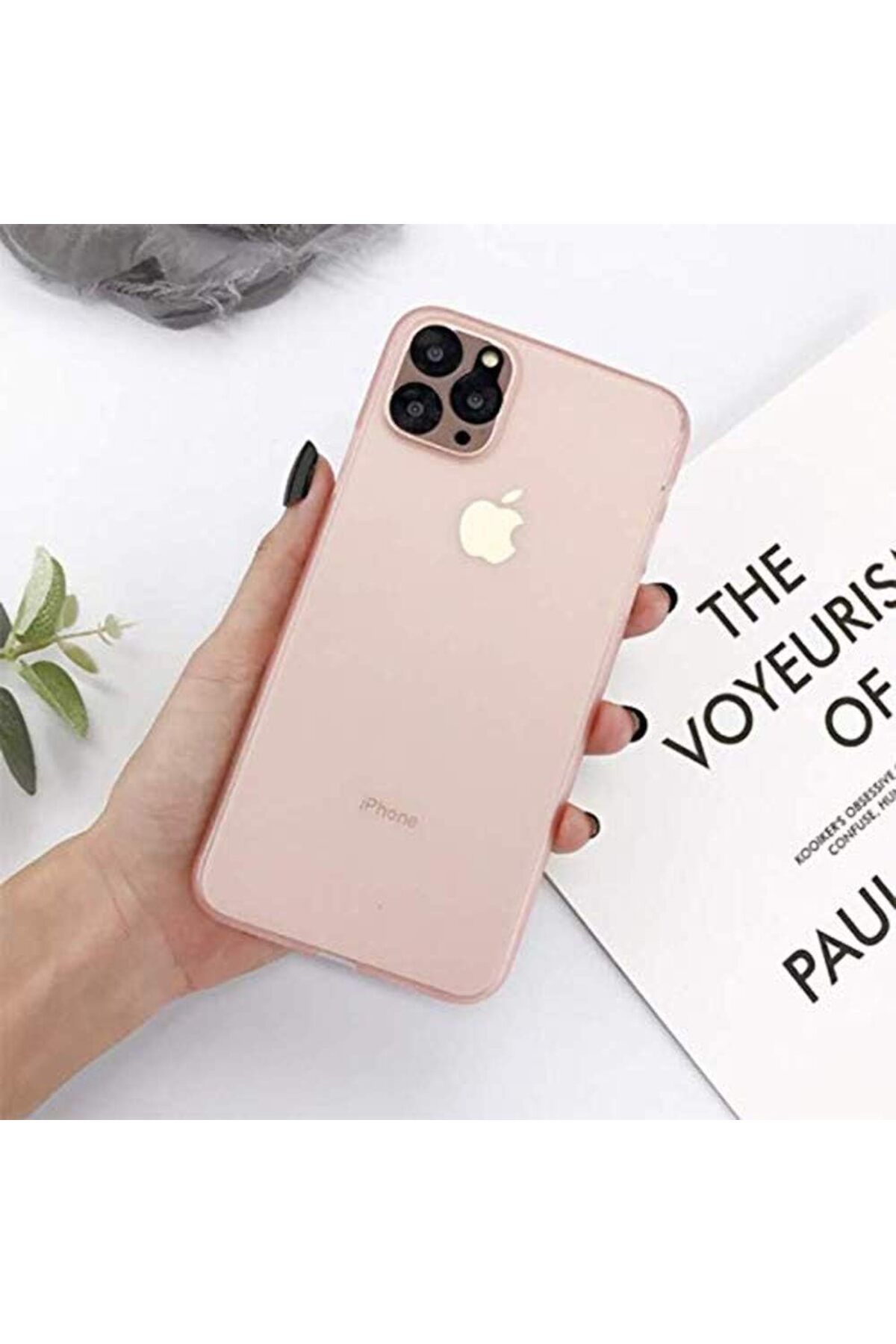 STOREMAX nffashopm 11007 iPhone 11 ile Uyumlu Pro için Kılıf Eko PP Kapak, Rose Gold storestarx 1051353