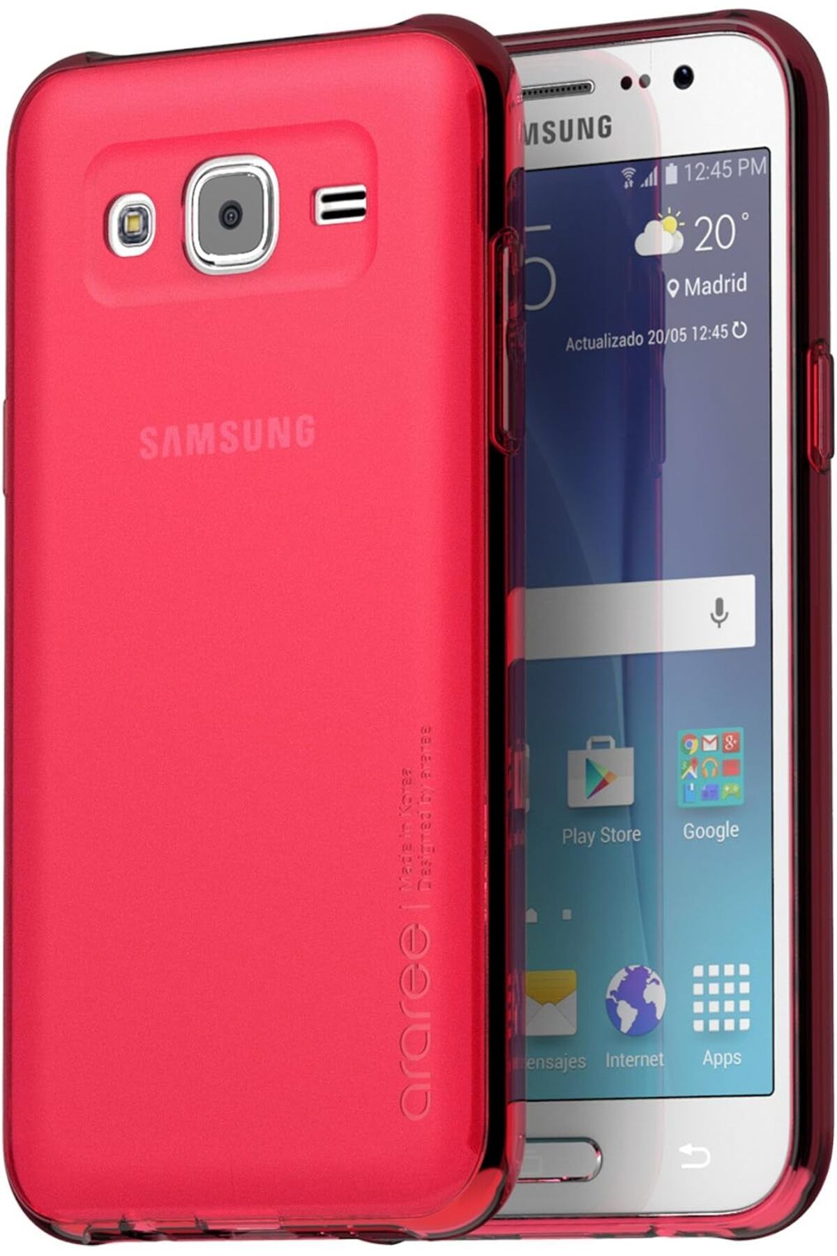STOREMAX srhtDS için ultra ince ince şeffaf yumuşak TPU Fall cilt Cover Galaxy J2 Fall, (2015) J Cover De