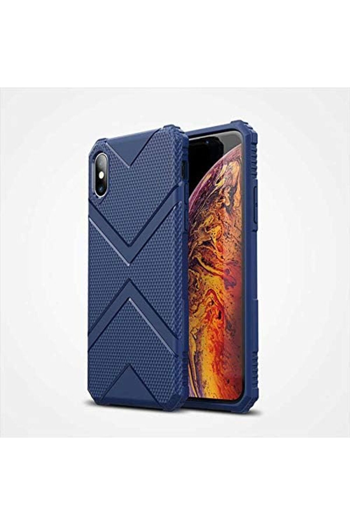 STOREMAX lbstorex iPhone X/XS Uyumlu Köşe Korumalı Airbag Darbeye Karşı Dayanıklı Lüks Silikon Kılı