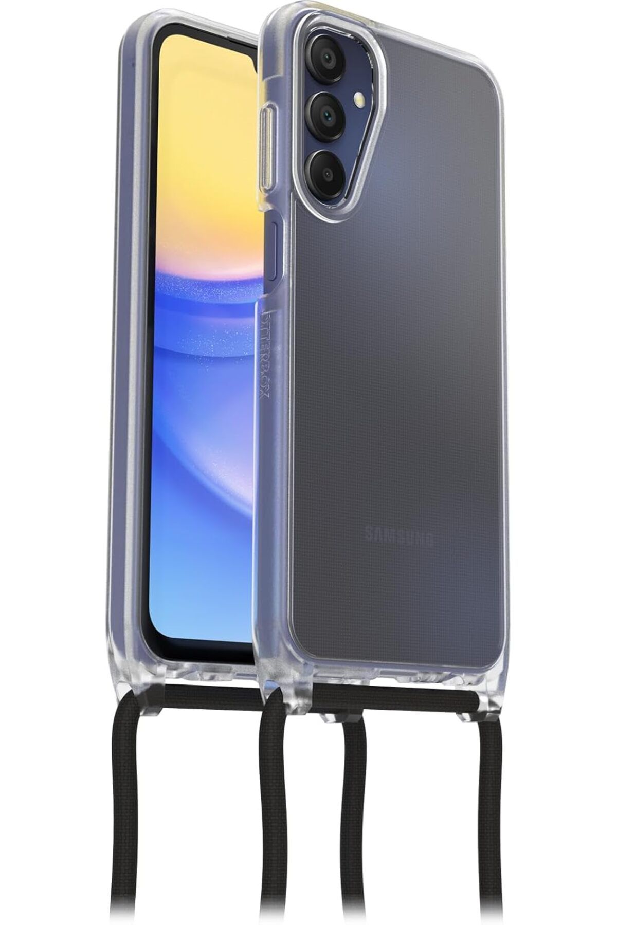 STOREMAX cmllashop React Necklace Kılıf Galaxy A15 / A15 5G için, ultra ince, ayarlanabilir ve çıkarıl