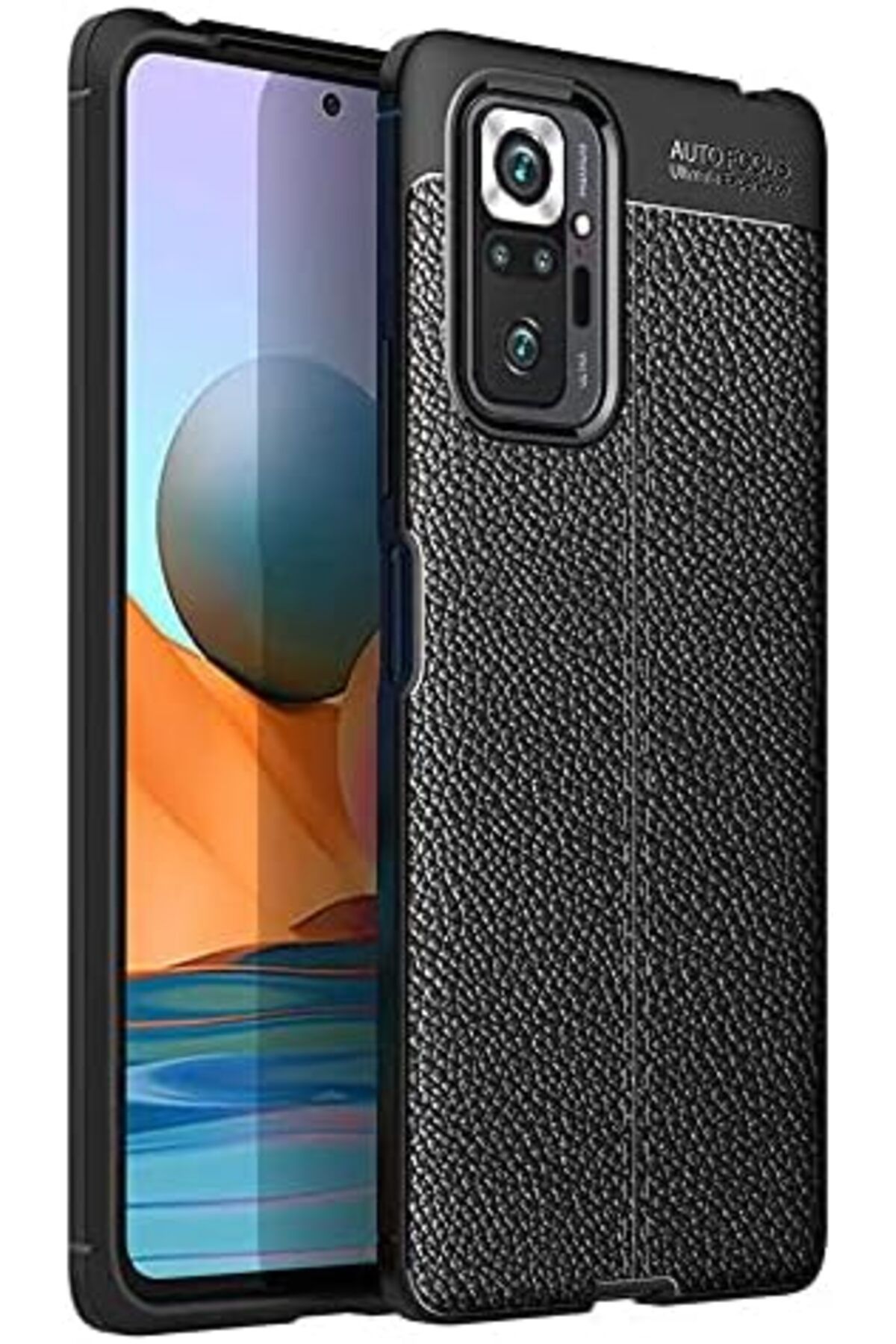 STOREMAX srhtDS Xiaomi İle Uyumlu Redmi Note 10 Pro Kılıf Niss Silikon Kapak, Siyah Desing 266450