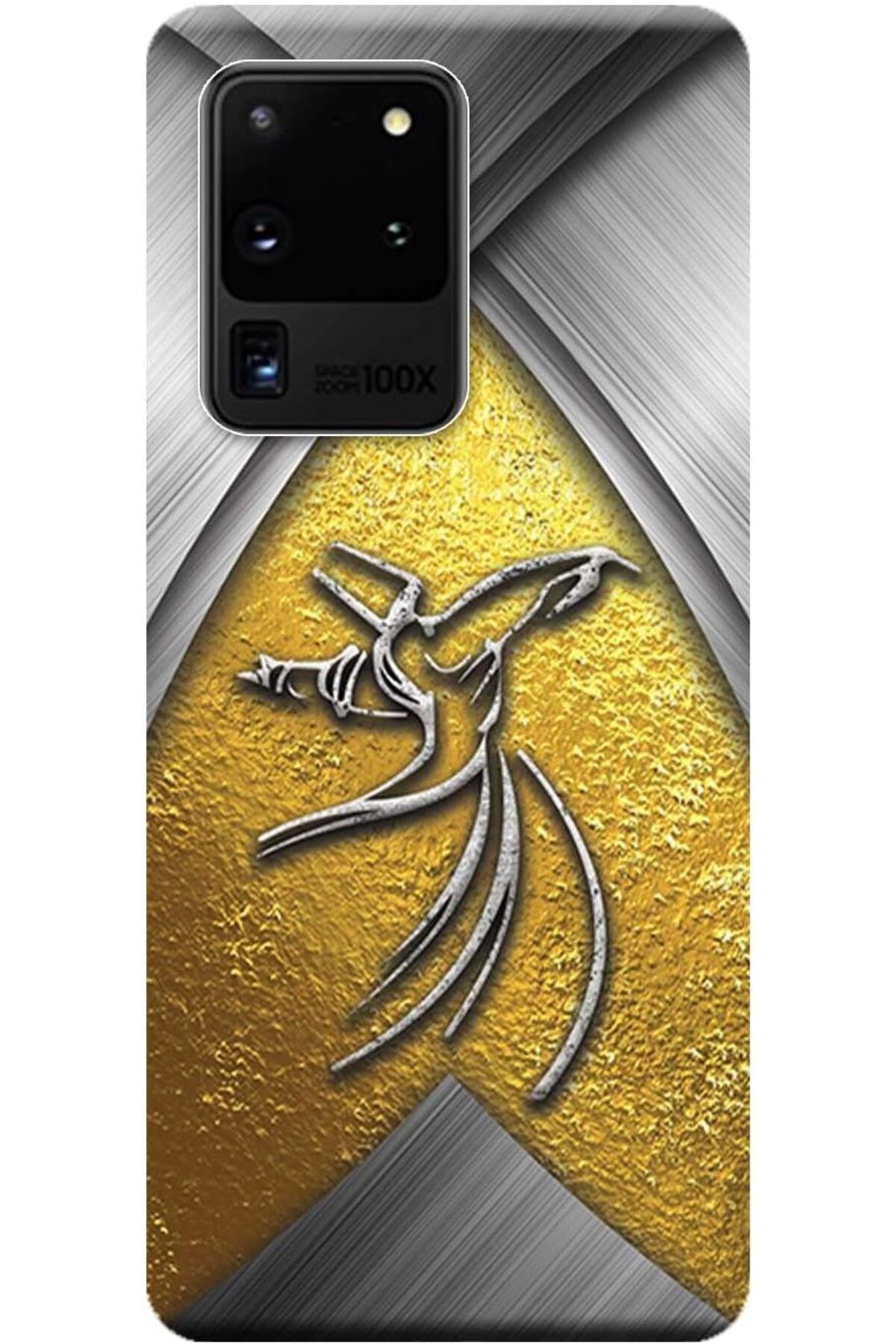 STOREMAX cmllashop Merkezi Galaxy S20 Ultra Kılıf (SM-G988B) Baskılı Silikon Semazen Tasarım STK:441 5