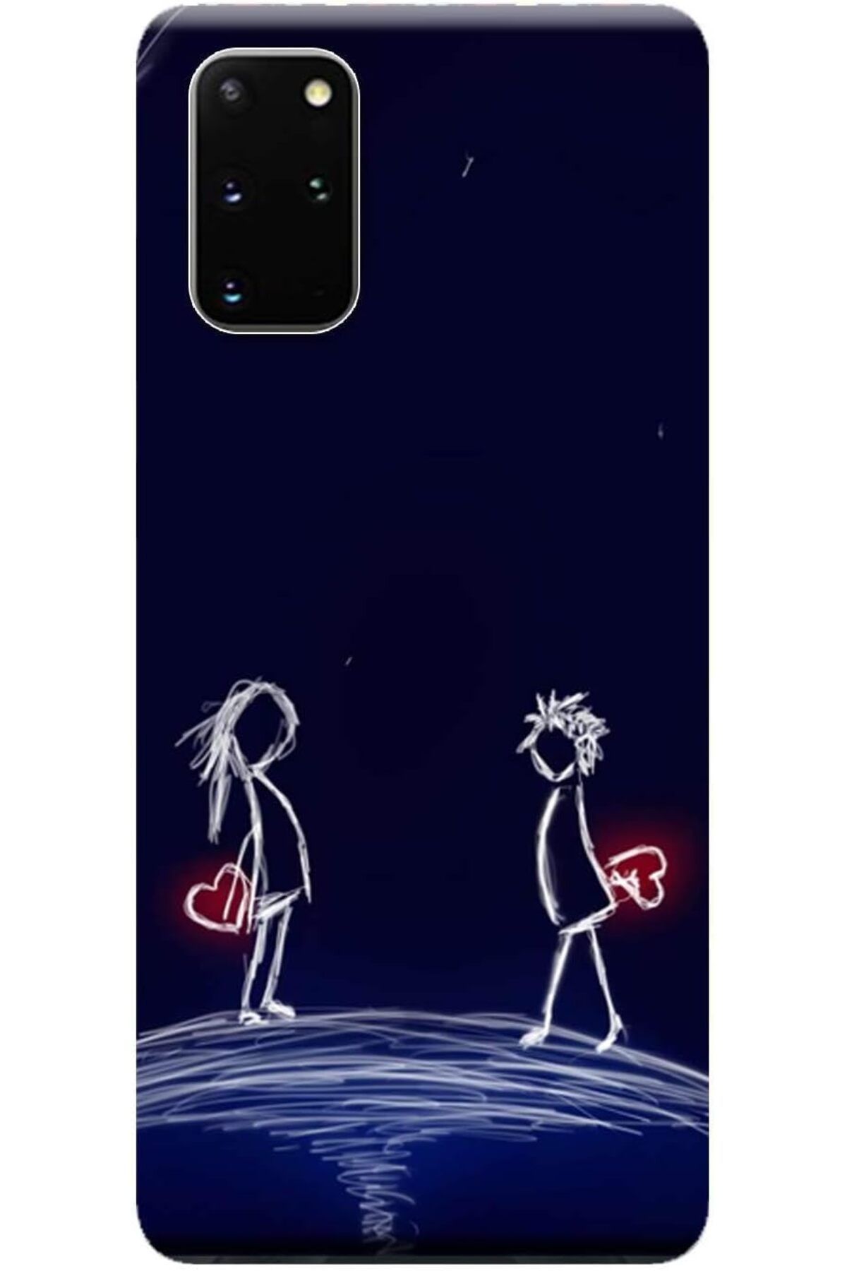 STOREMAX lbstorex Merkezi Galaxy S20 Plus Kılıf (SM-G985F) Baskılı Silikon Aşk Tasarım STK:306 Newdsng