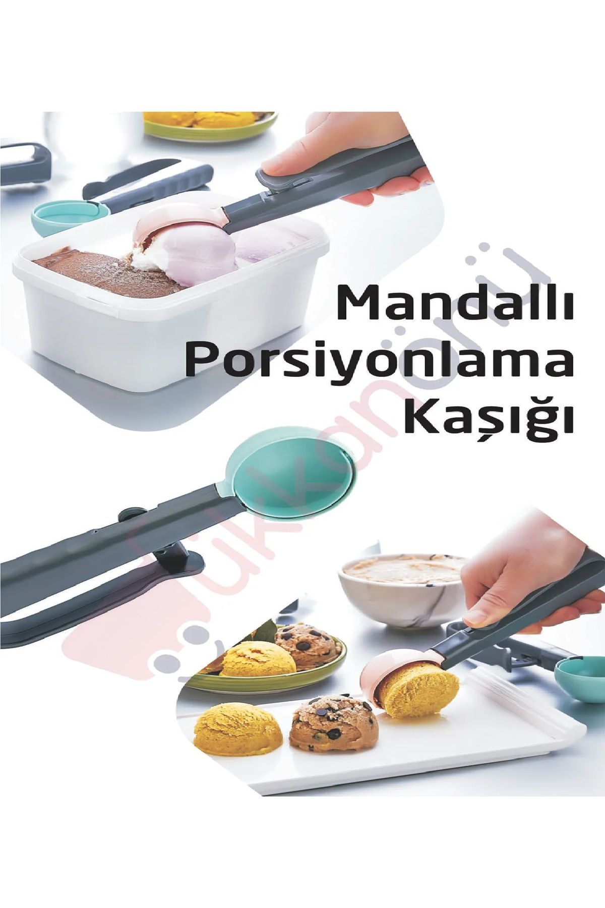 Roza's Home Mandallı Dondurma Ve Porsiyonlama Kaşığı Kp-134