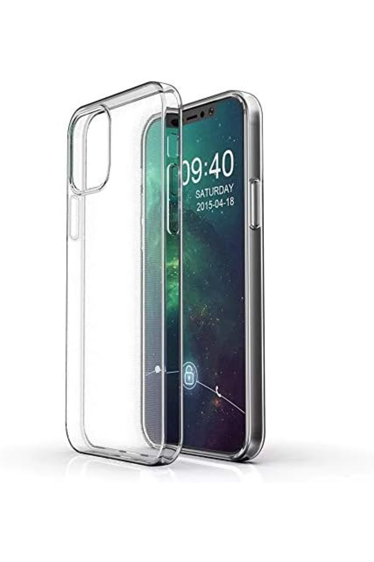 STOREMAX lbstorex Iphone 12 Pro Max Kılıf Ultra İnce Şeffaf Silikon Şeffaf Newdsng 1116818